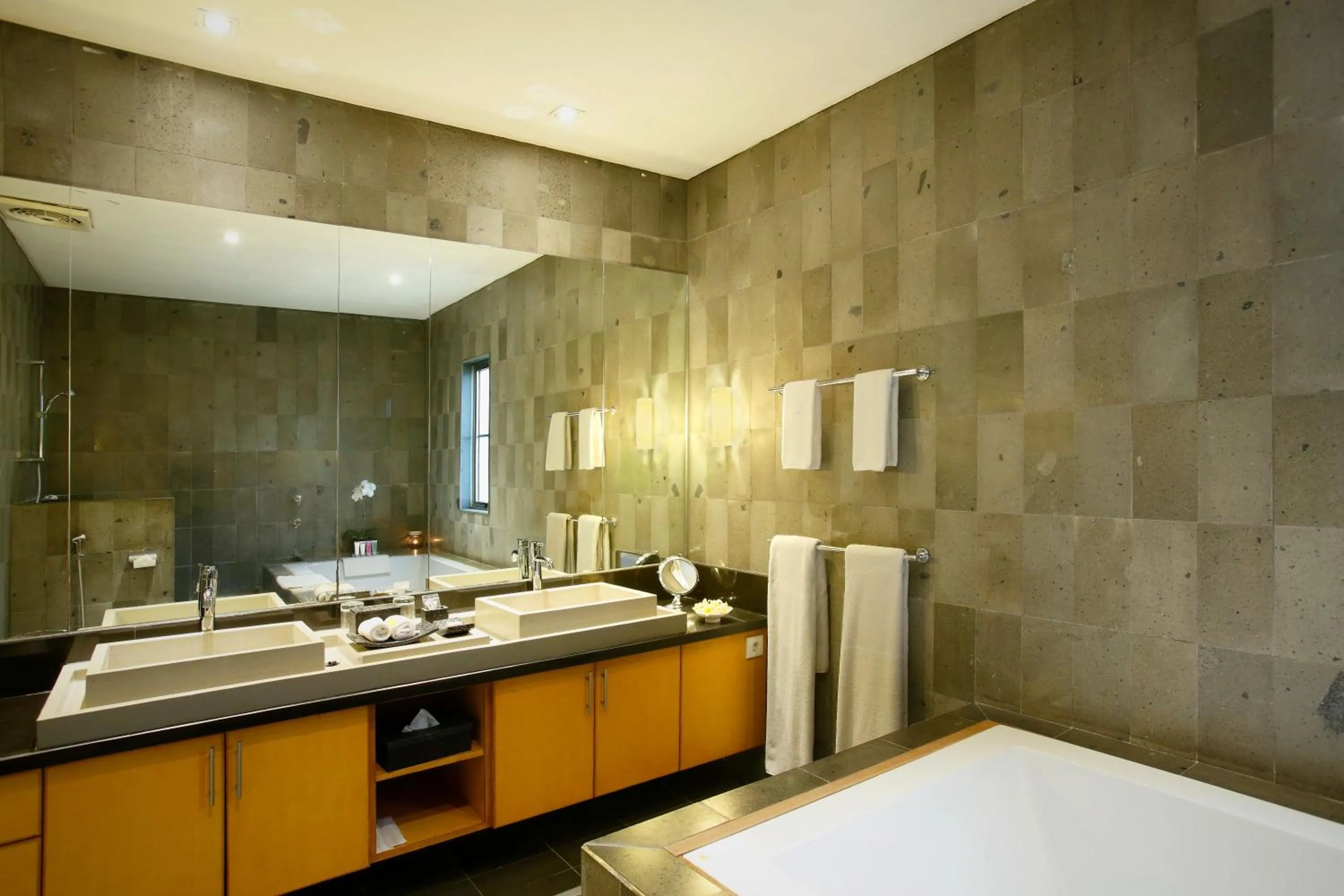 Bathroom, Bed in Bali Island Villas and Spa Seminyak