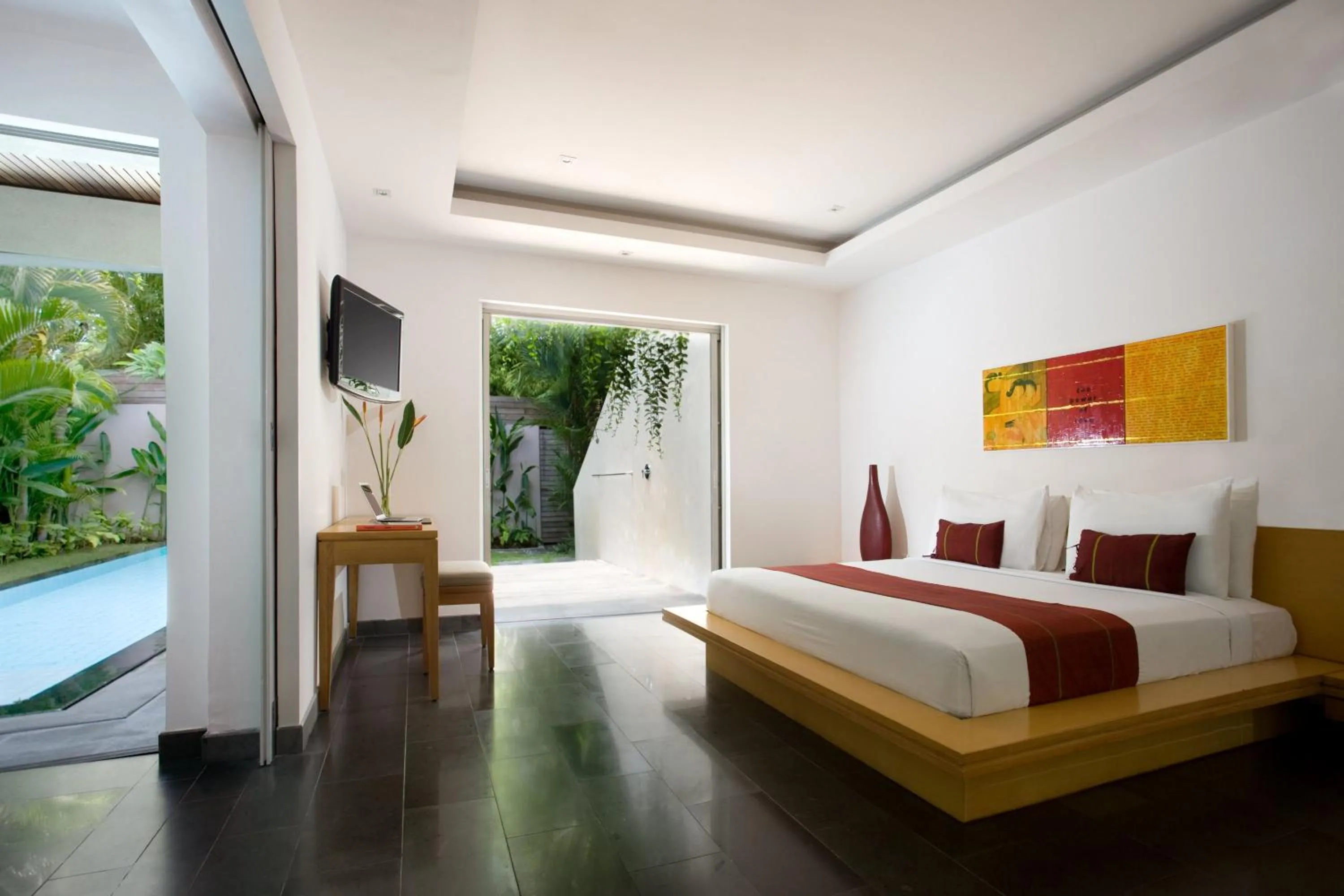 Bedroom, Bed in Bali Island Villas and Spa Seminyak