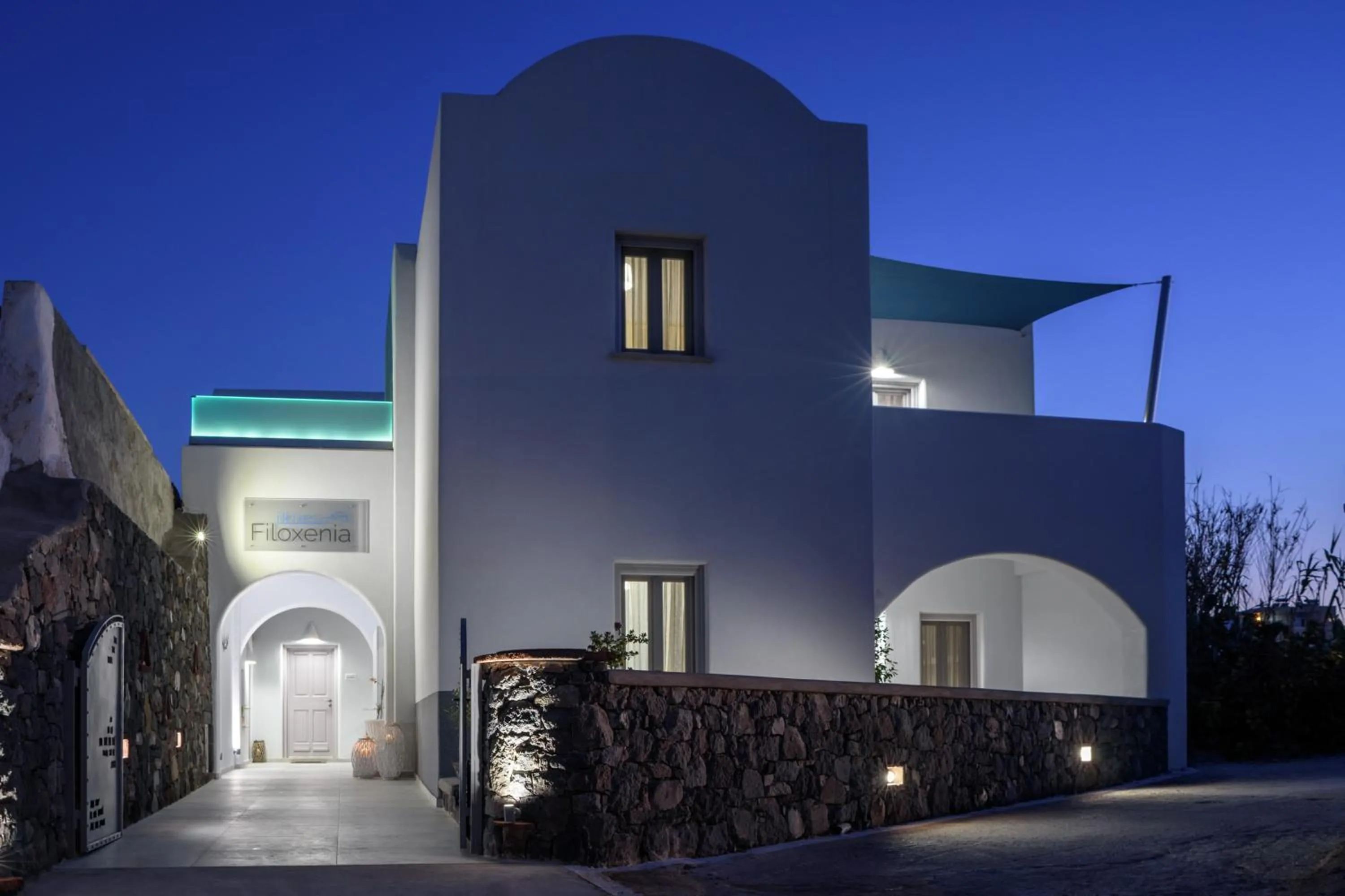 Facade/entrance in Ikies Santo Filoxenia Apartments