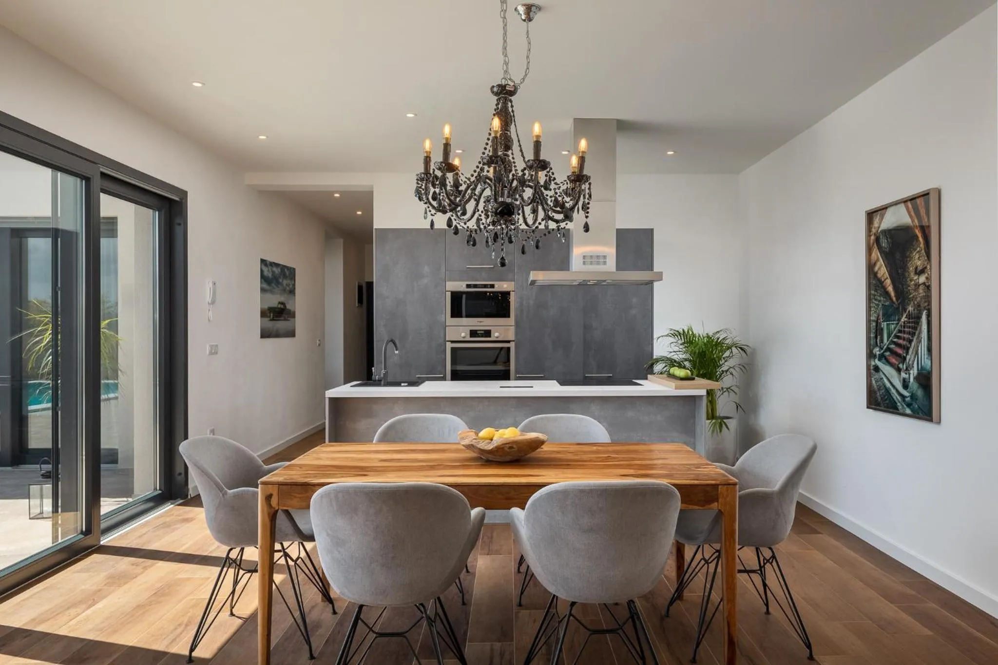 Kitchen or kitchenette in Belvedere Holidays Villas