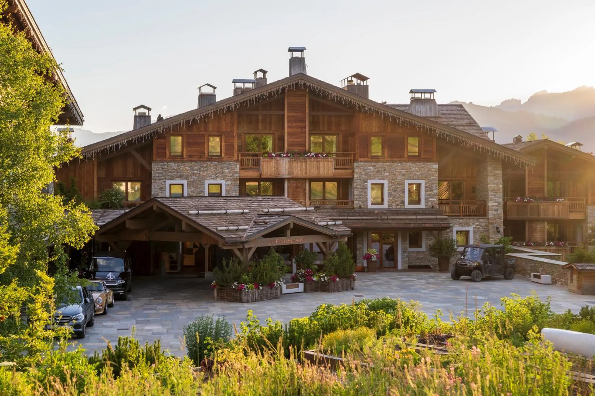 Property building in Four Seasons Resort Megeve