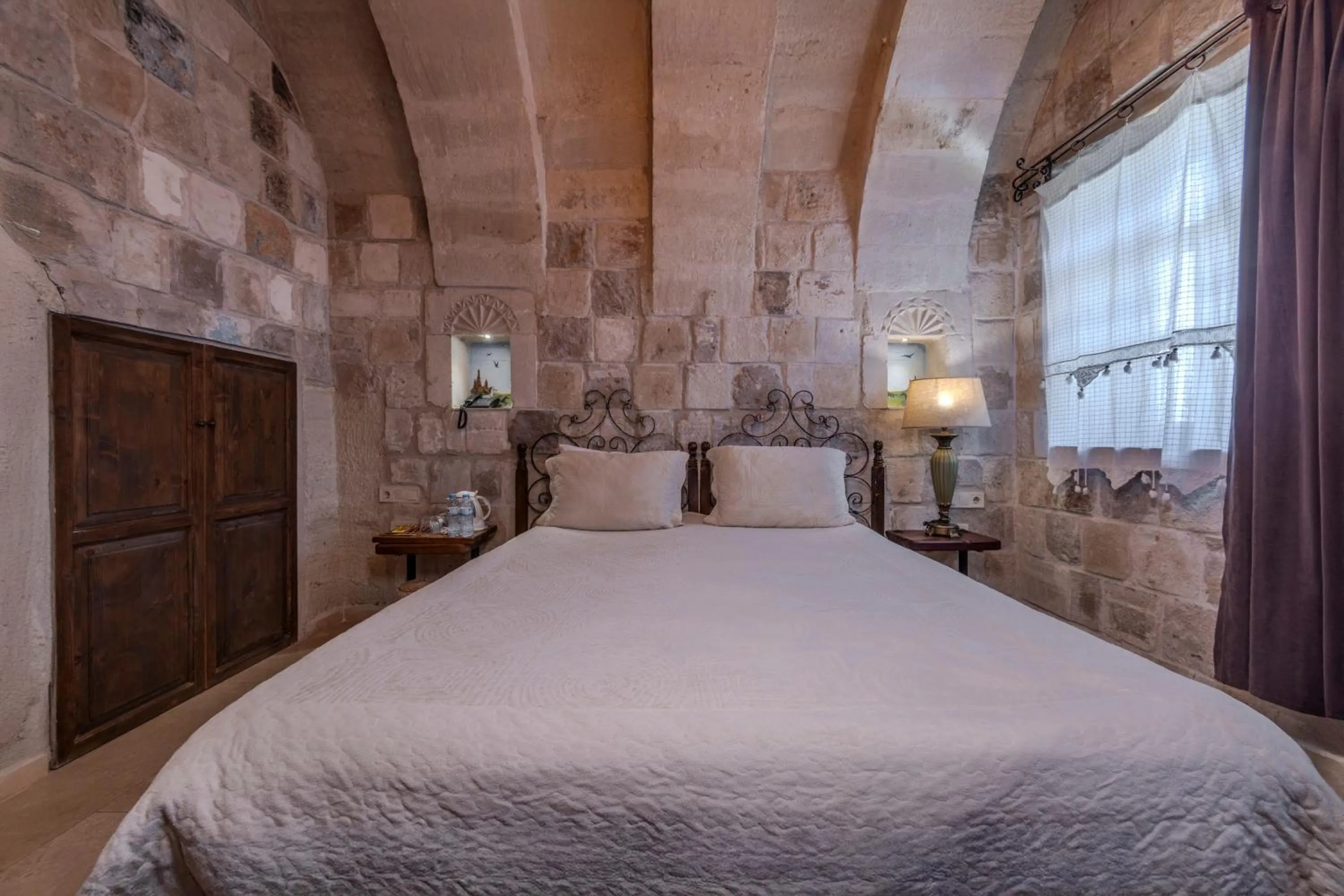 Bed in Panoramic Cave Hotel