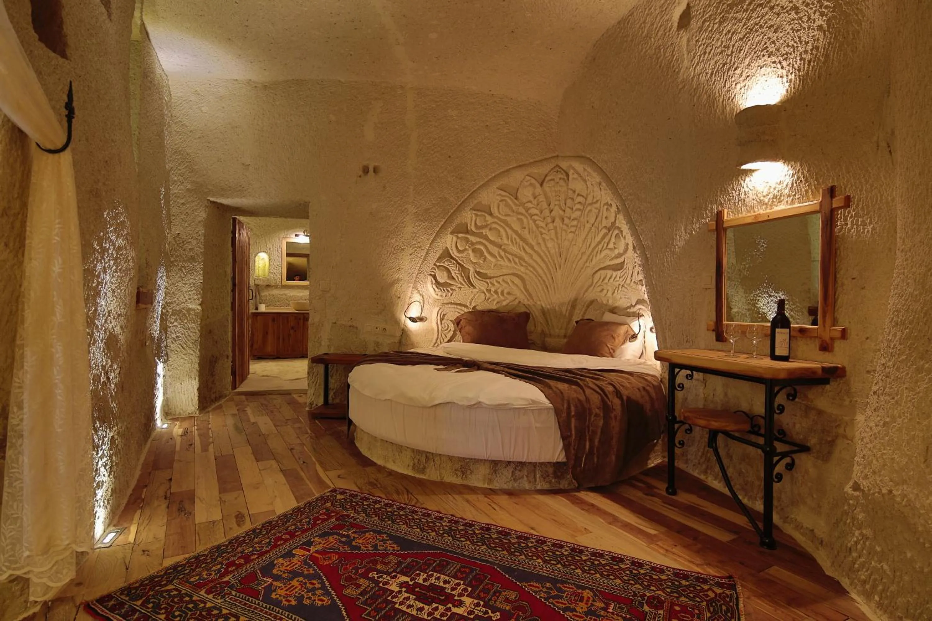 Photo of the whole room, Bed in Panoramic Cave Hotel