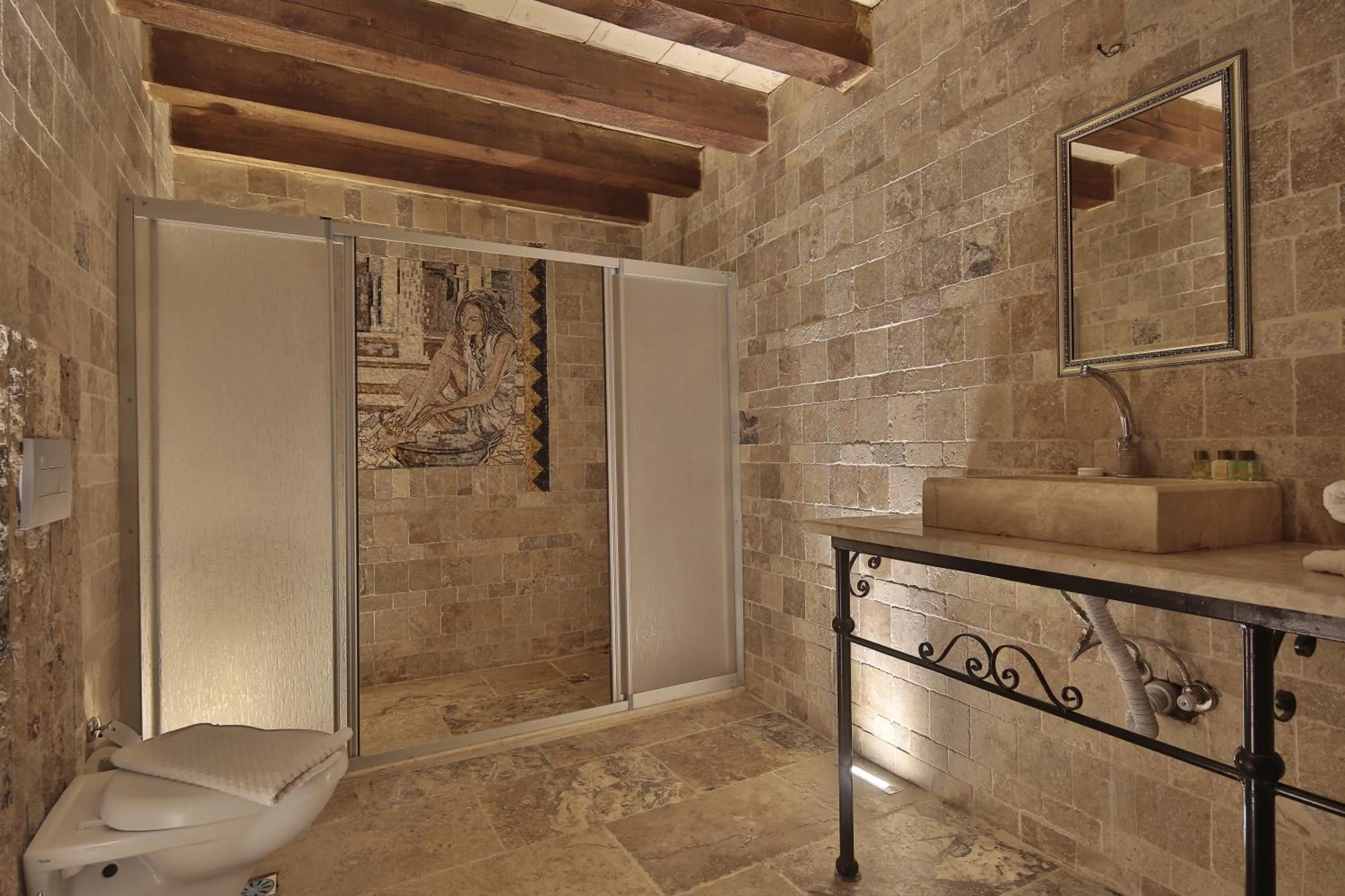 Shower in Panoramic Cave Hotel