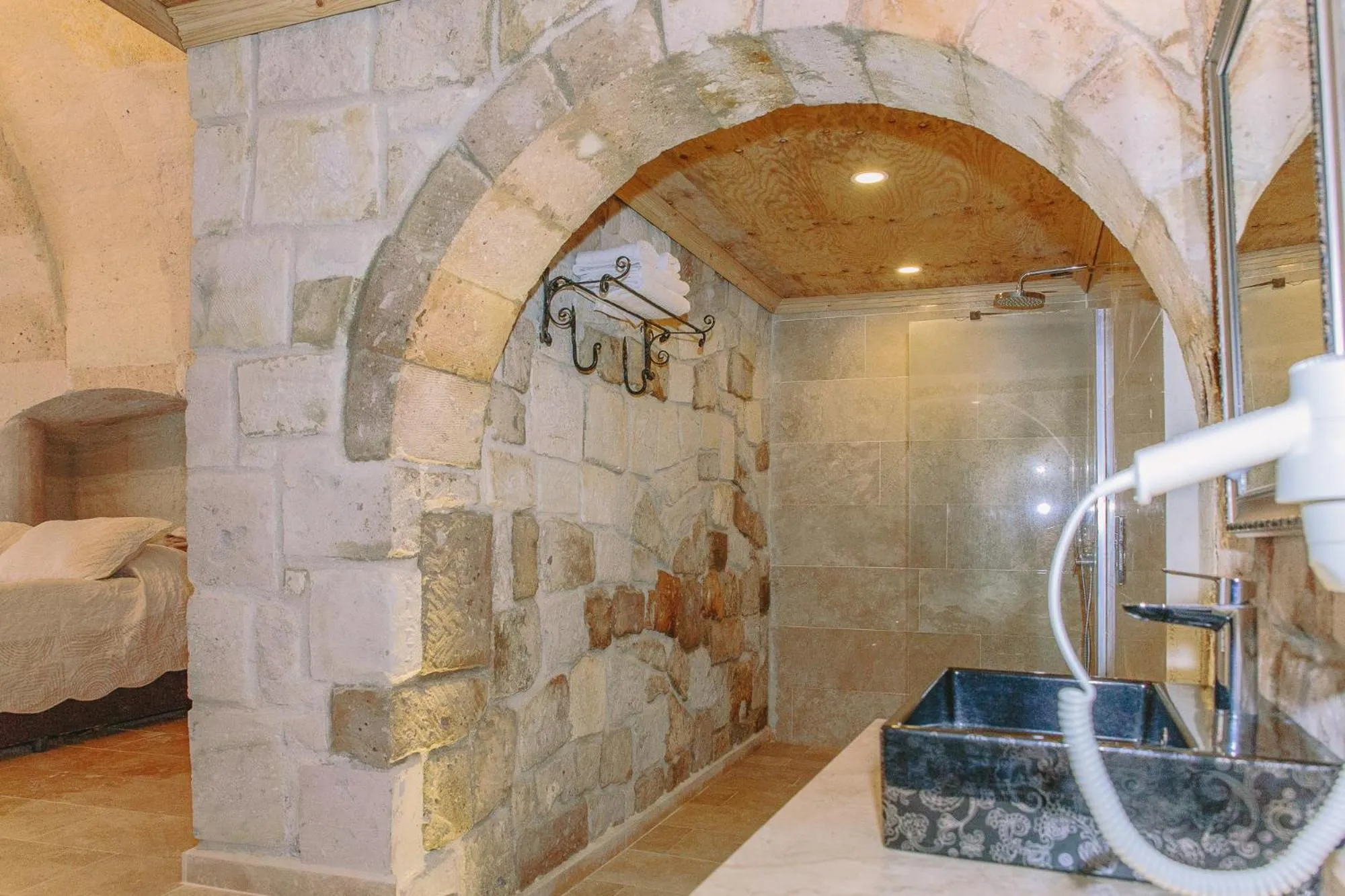 Shower in Panoramic Cave Hotel