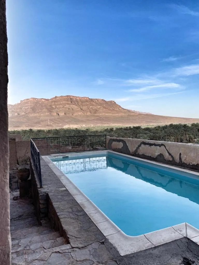 Pool view in Kasbah Oulad Othmane