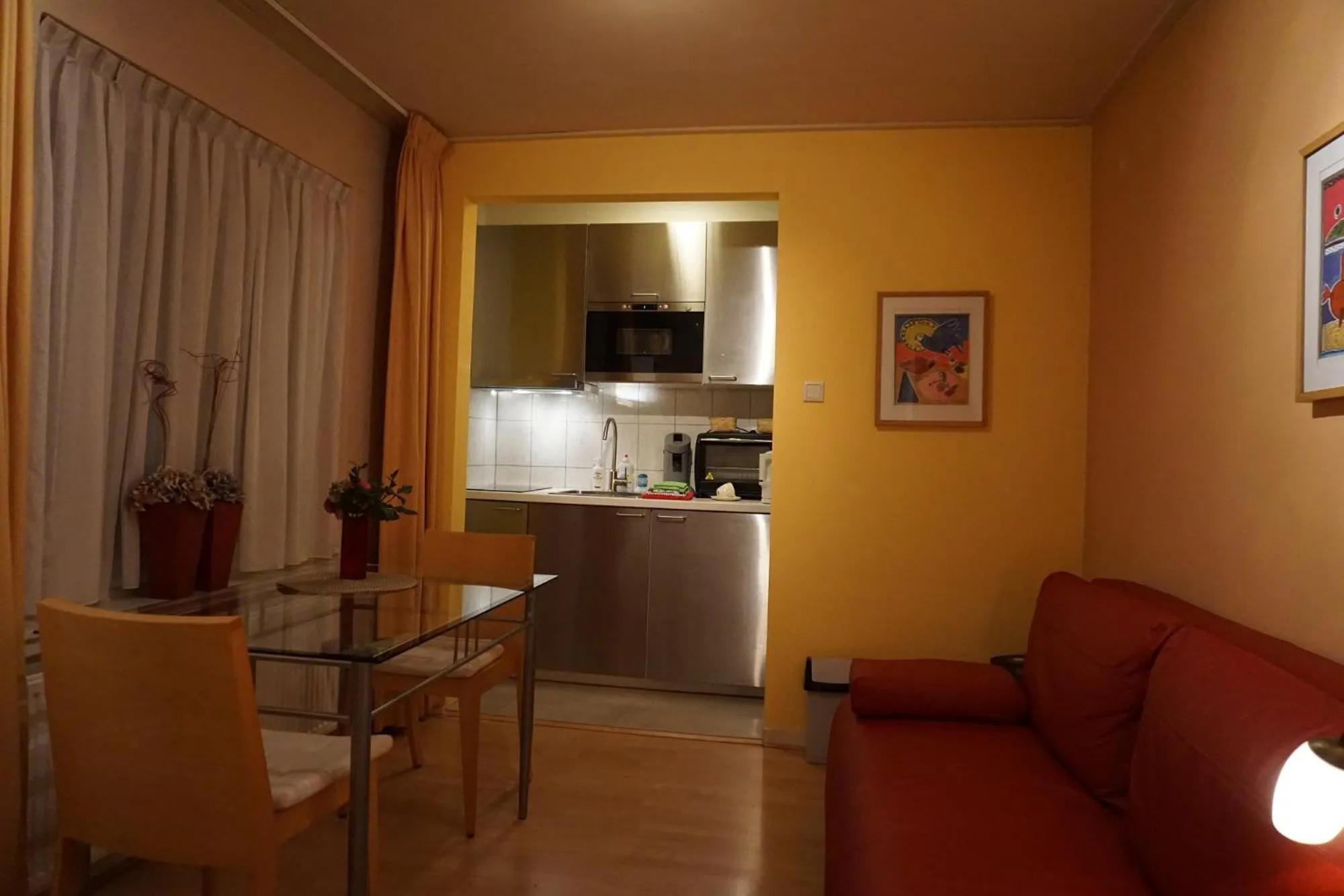 Communal kitchen in B&B Bosrand