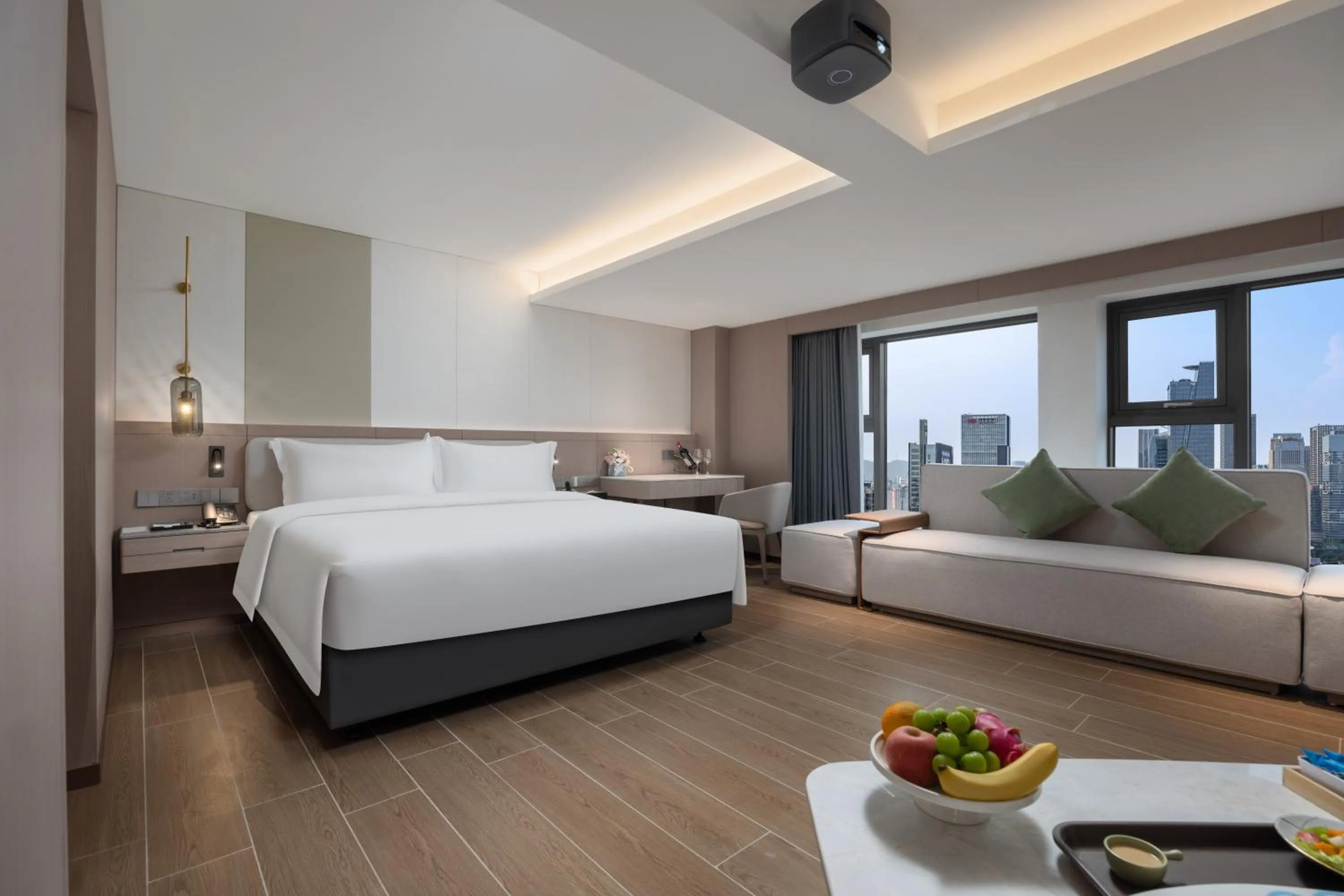 Bed in Sunflower Hotel &Residence, Futian Port Branch