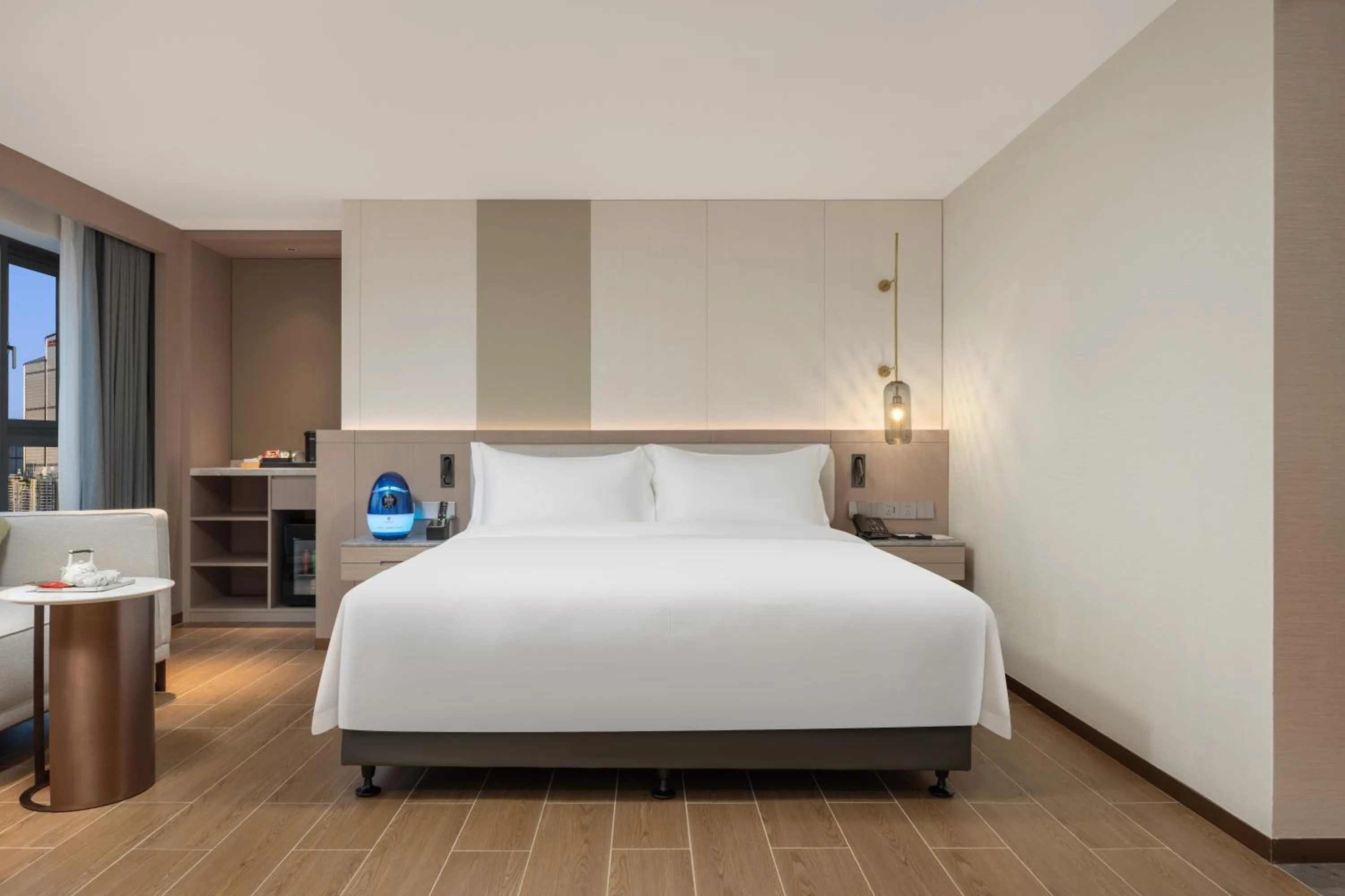 Bed in Sunflower Hotel &Residence, Futian Port Branch