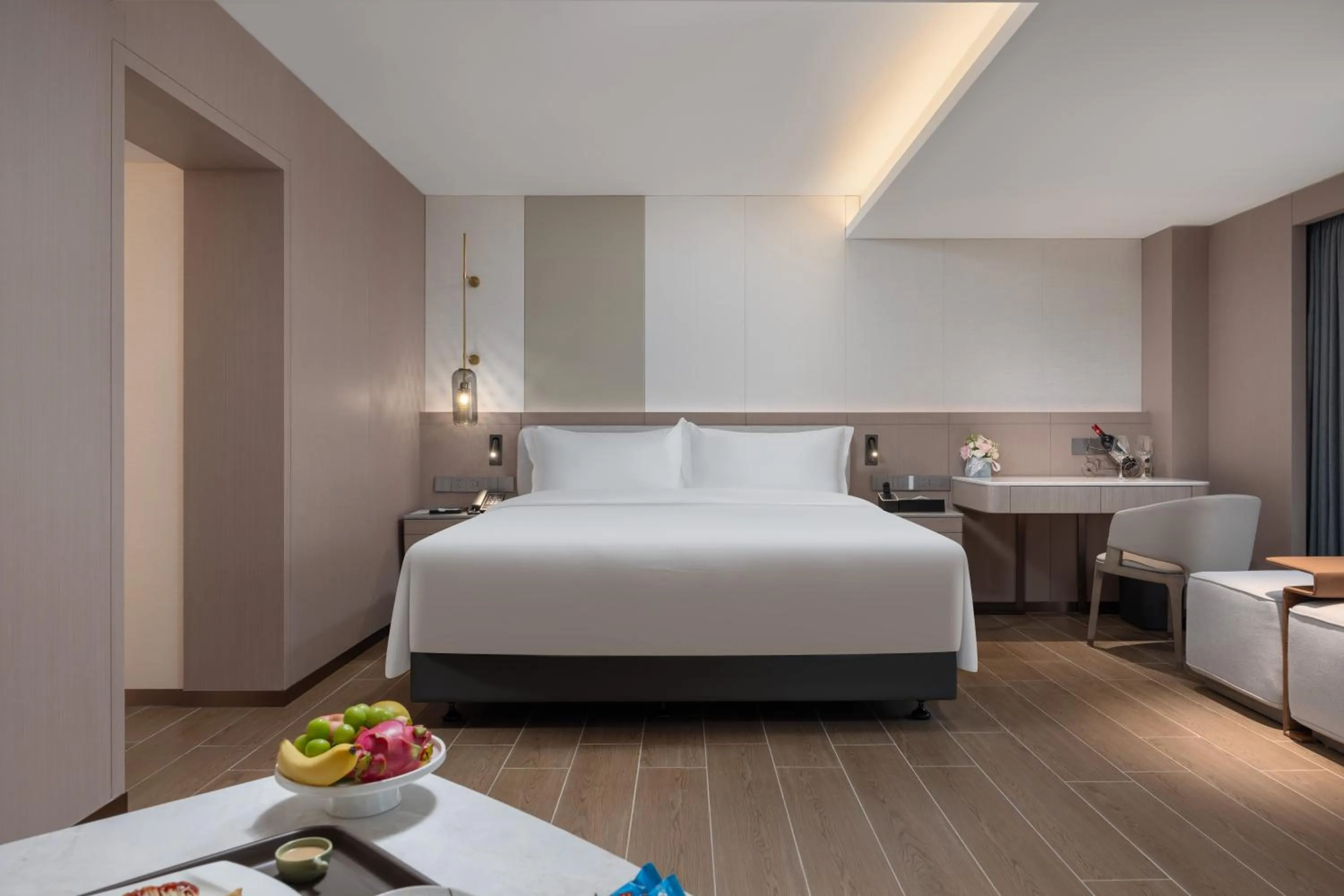 Bed in Sunflower Hotel &Residence, Futian Port Branch