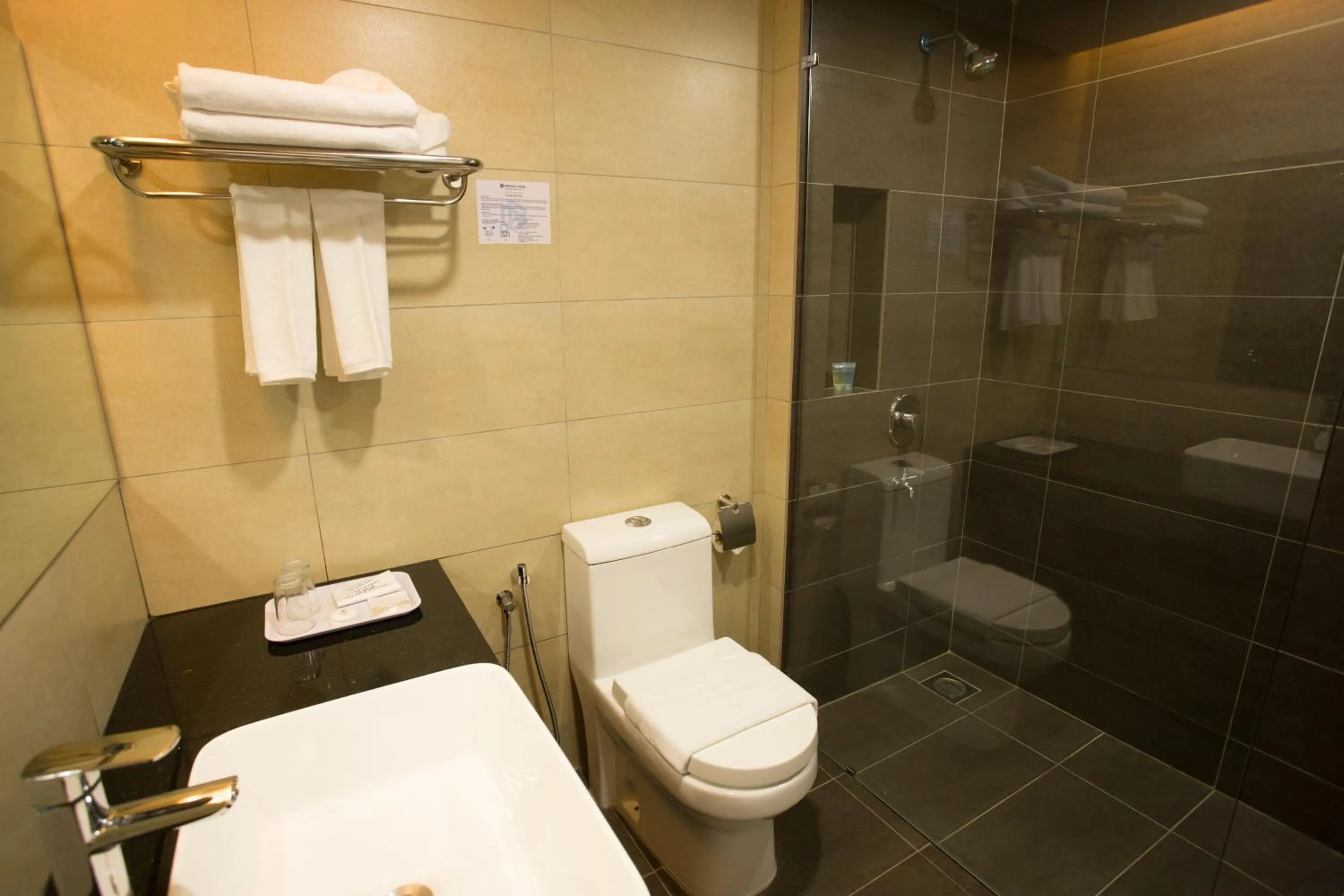 Shower in Prescott Hotel Kuala Lumpur Medan Tuanku