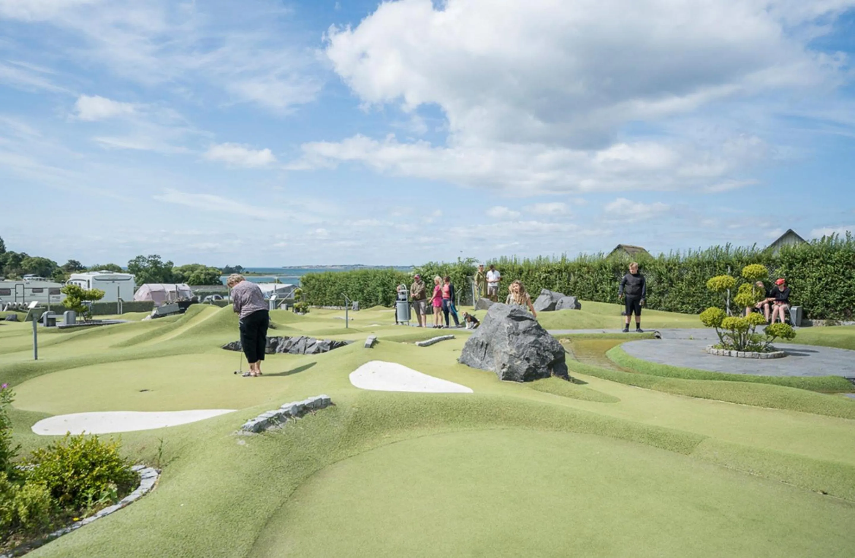 Minigolf in First Camp Bøjden Strand
