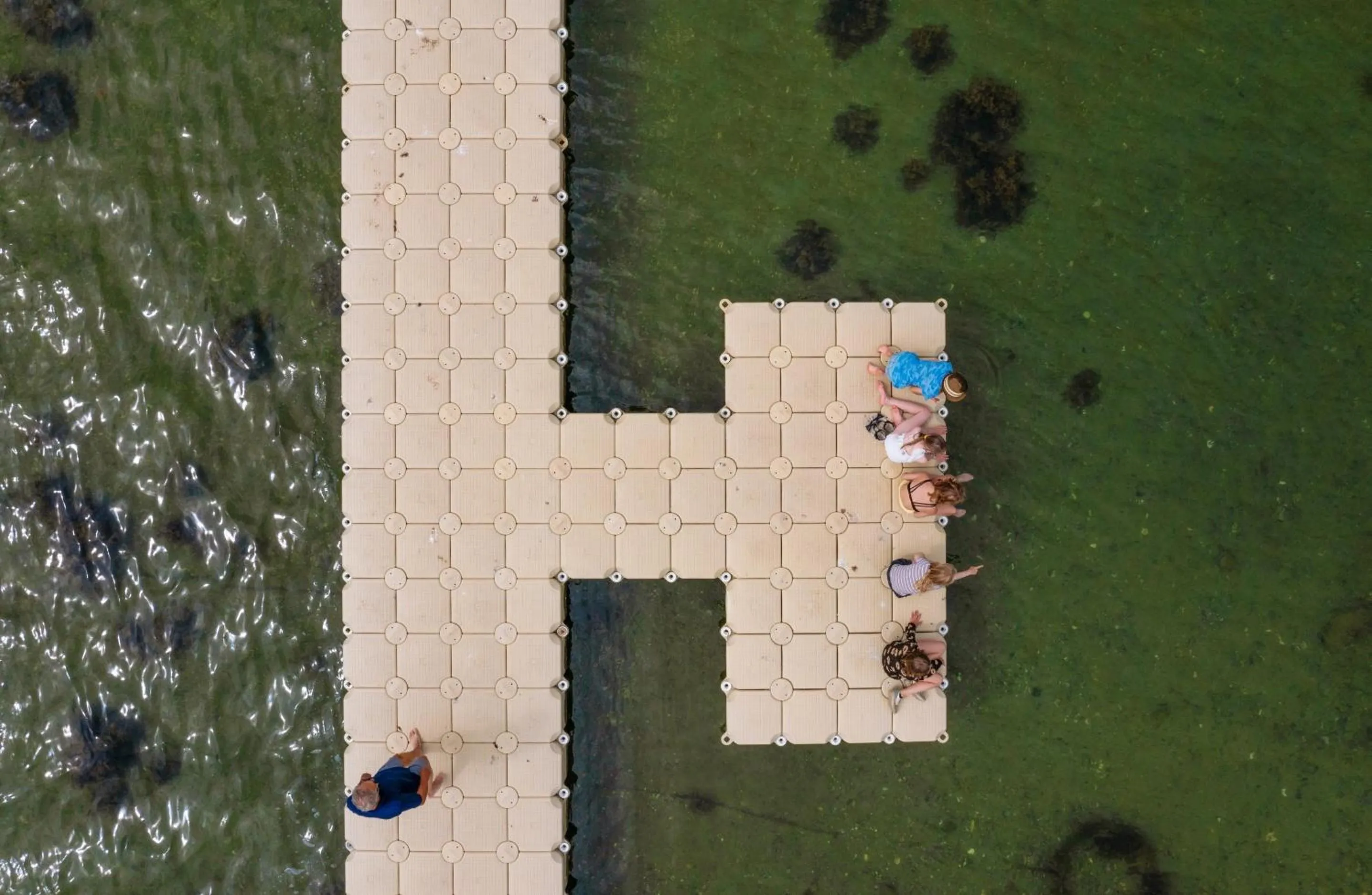 Beach in First Camp Bøjden Strand