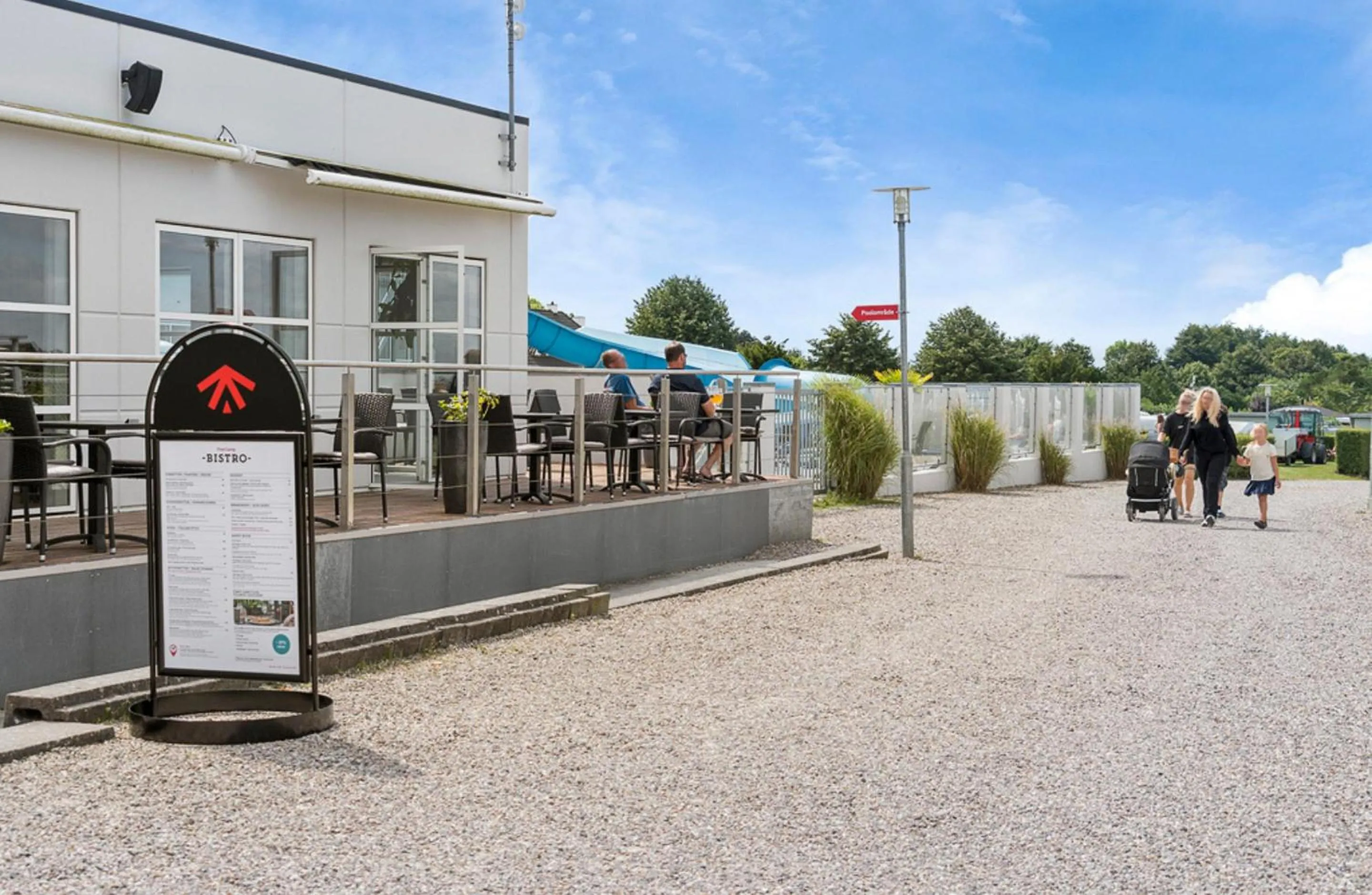 Restaurant/places to eat in First Camp Bøjden Strand