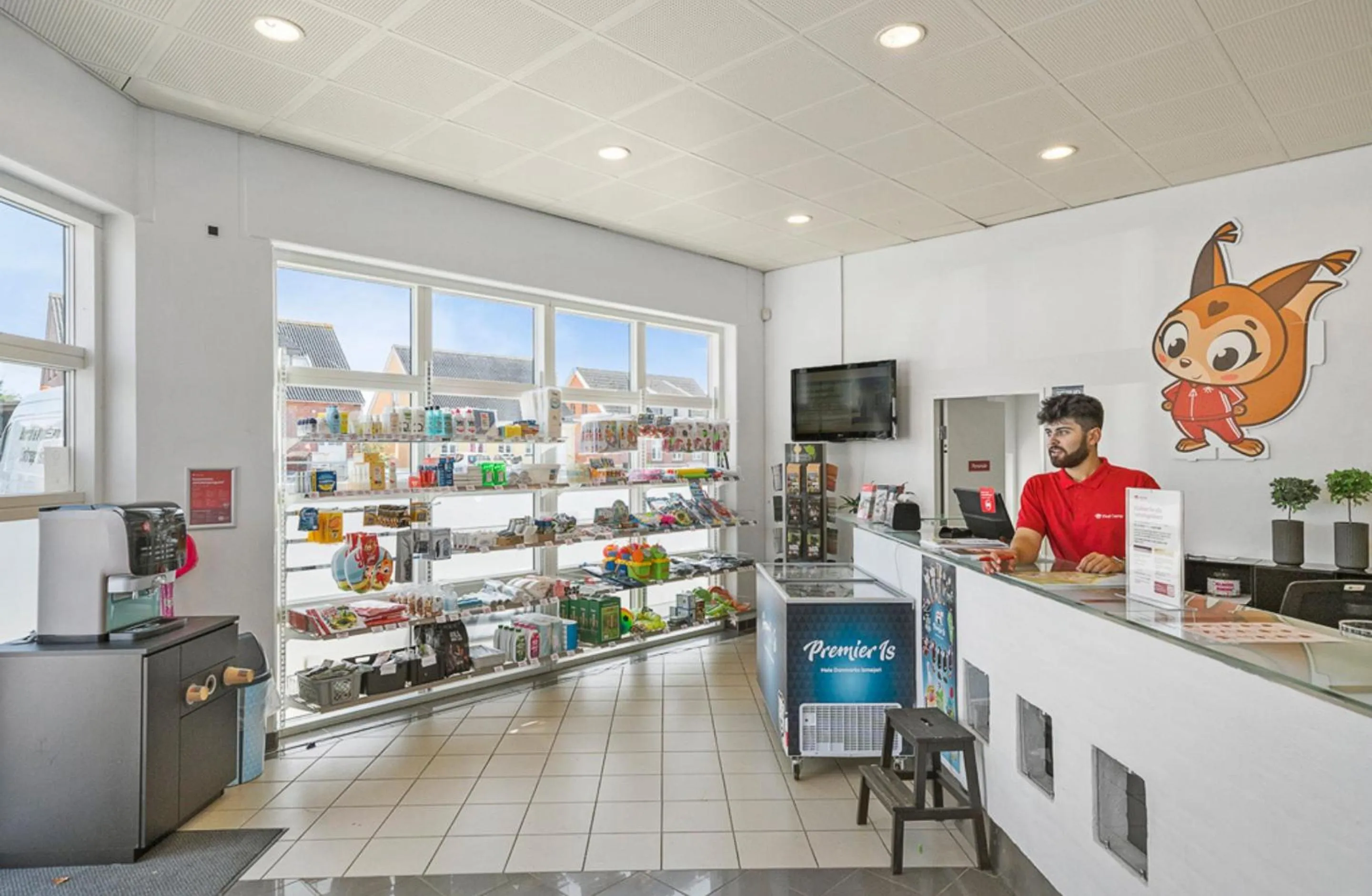 Lobby or reception in First Camp Bøjden Strand
