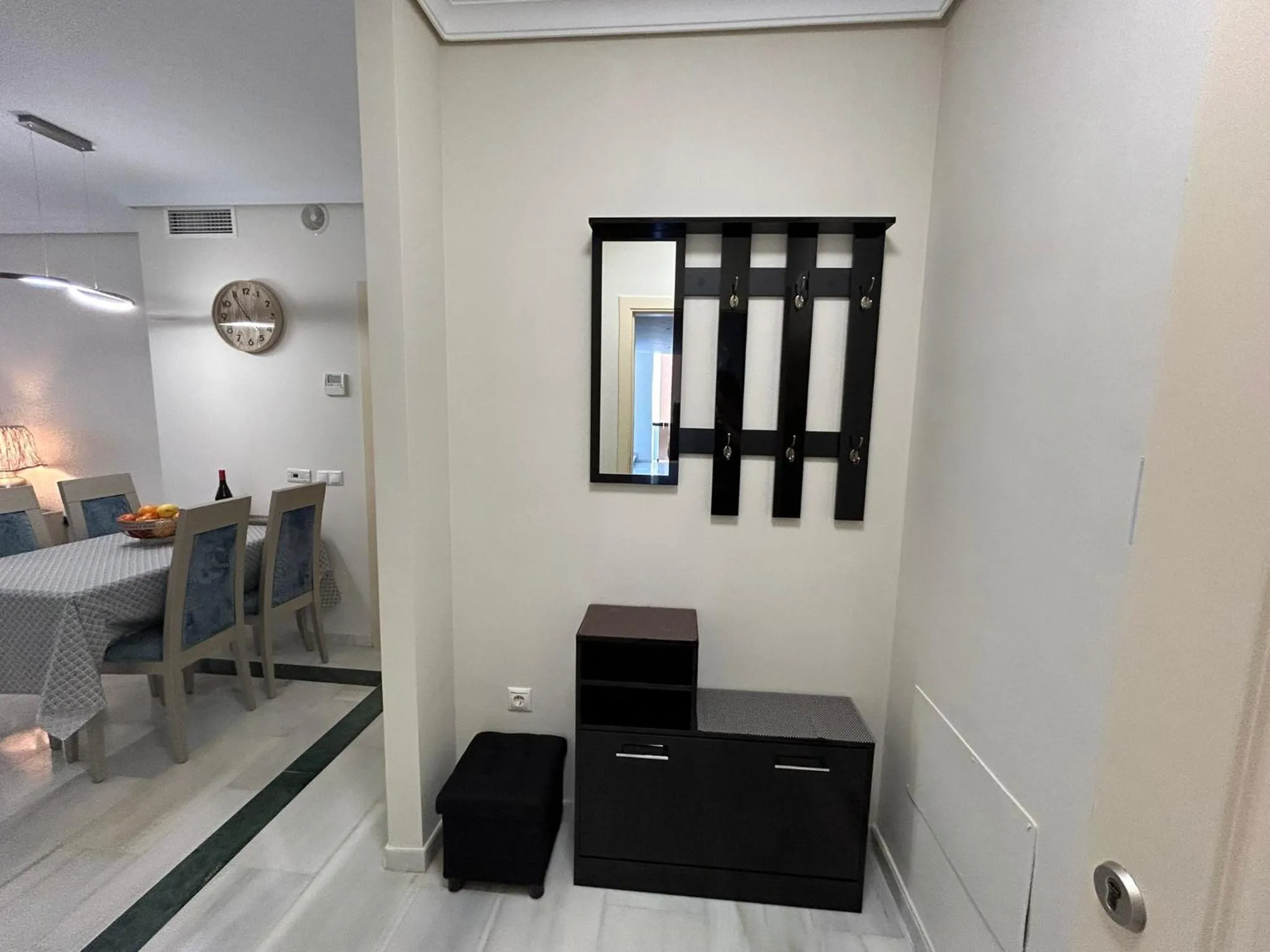 Facade/entrance in Elviria beach front apartment