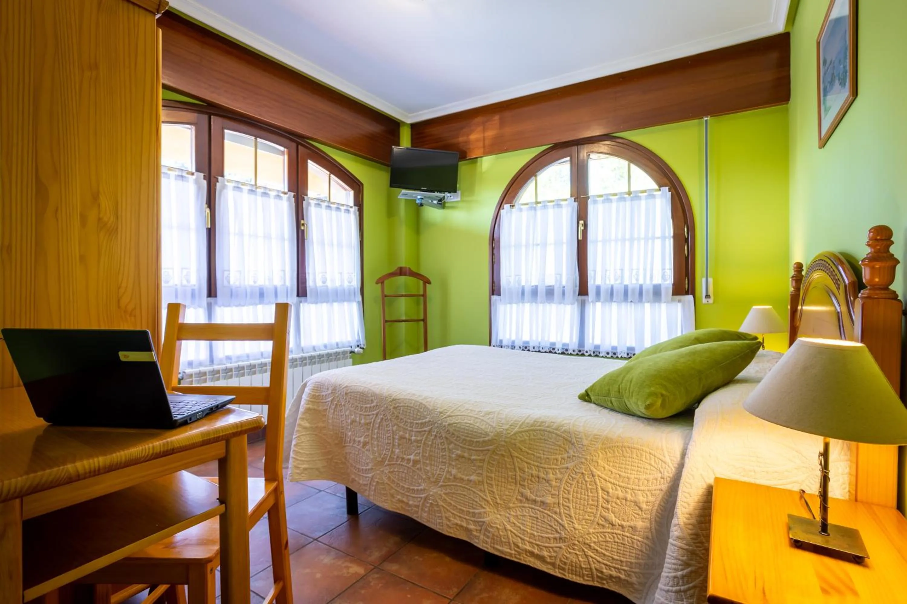 Bed in Posada El Trasmerano