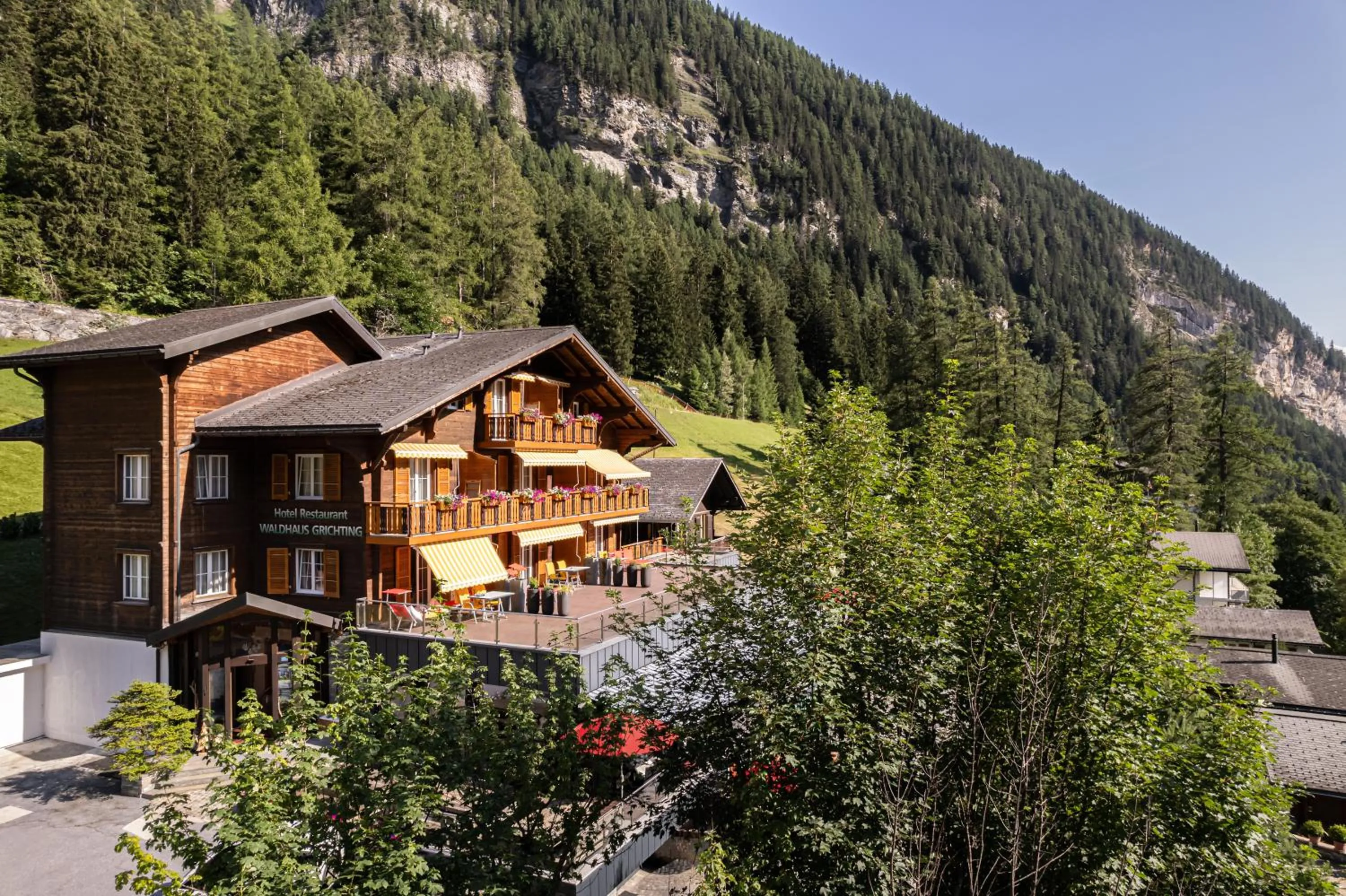 Property building in Hotel Restaurant Waldhaus