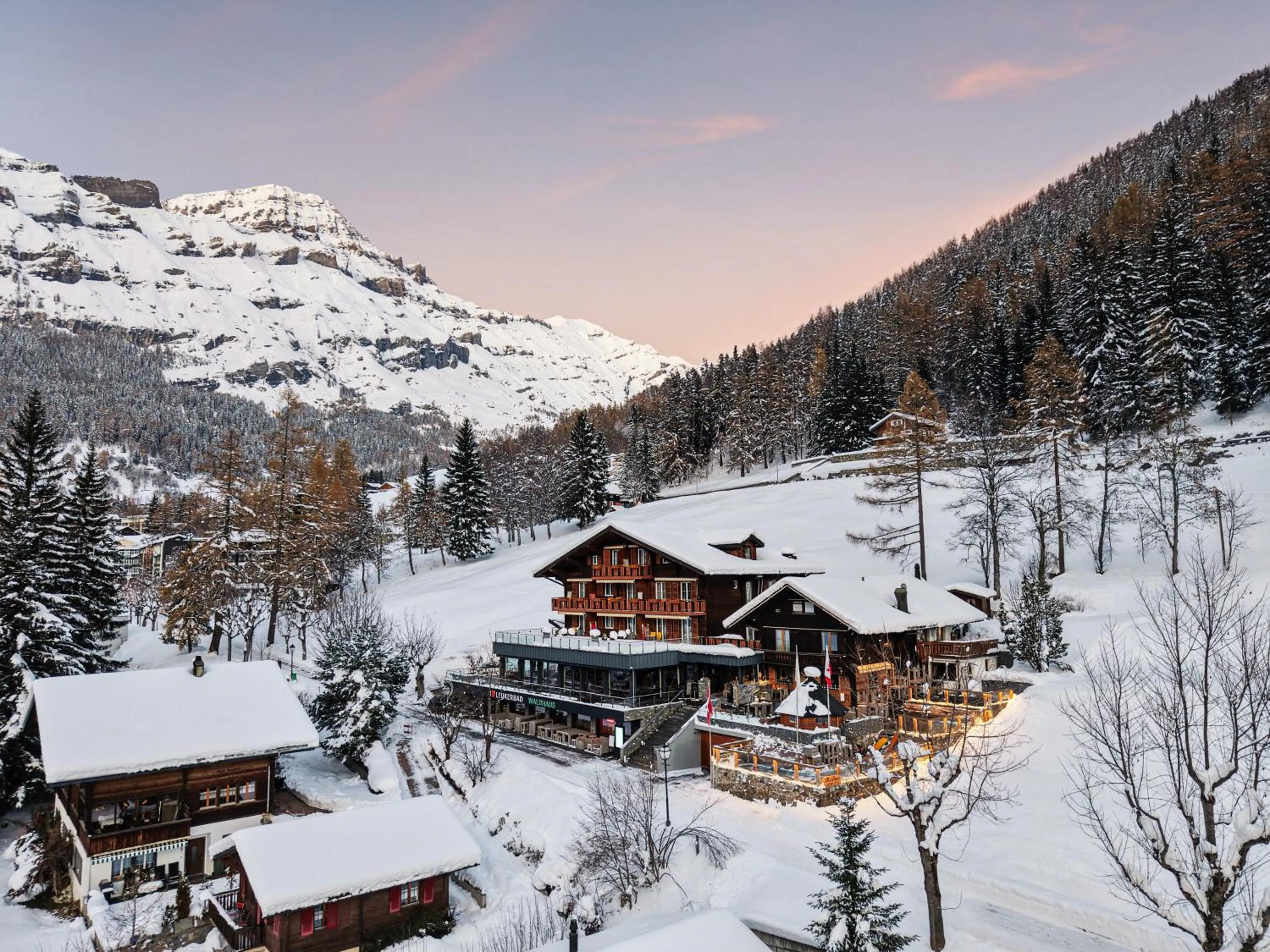 Property building in Hotel Restaurant Waldhaus