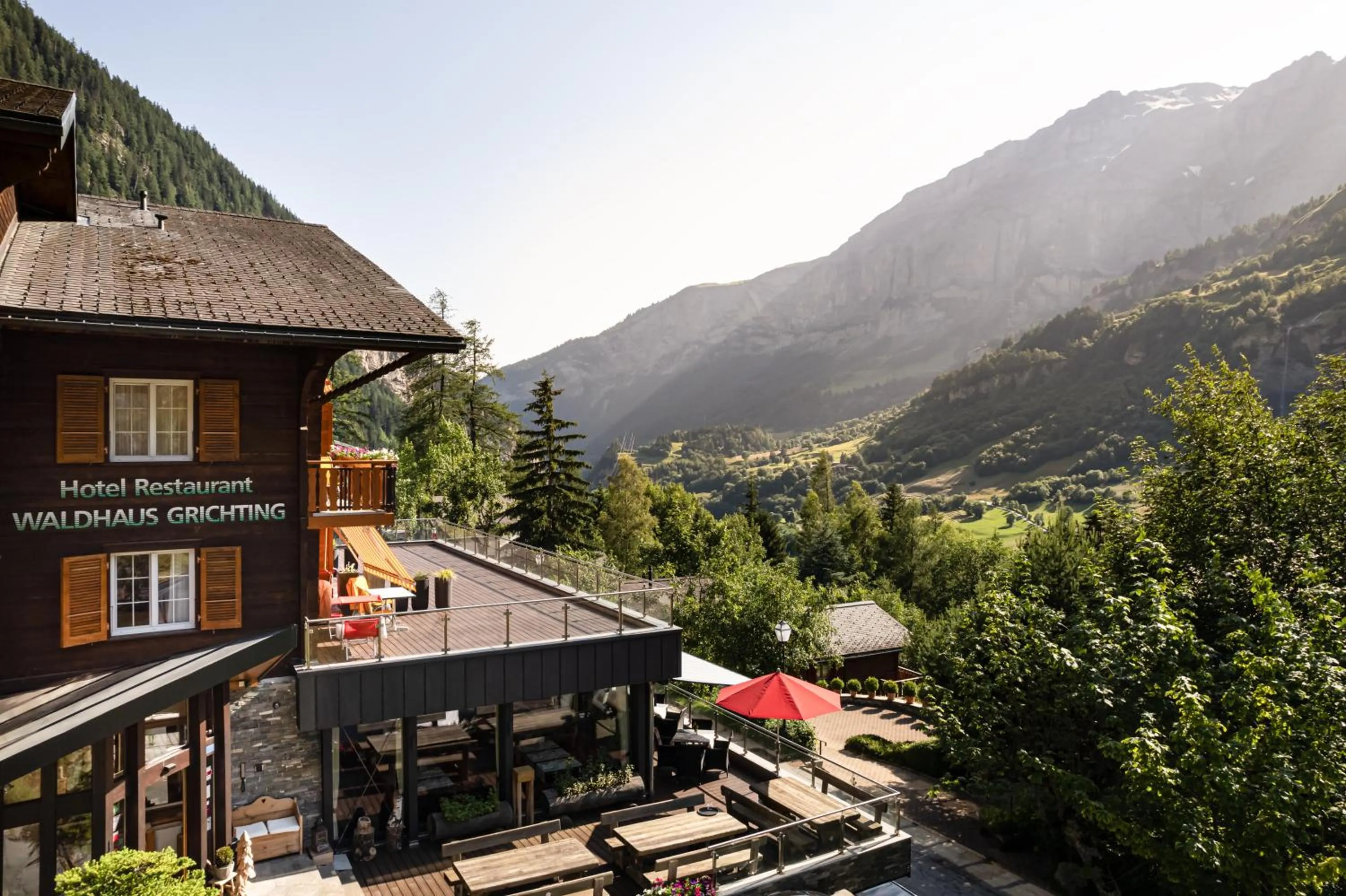 Property building in Hotel Restaurant Waldhaus