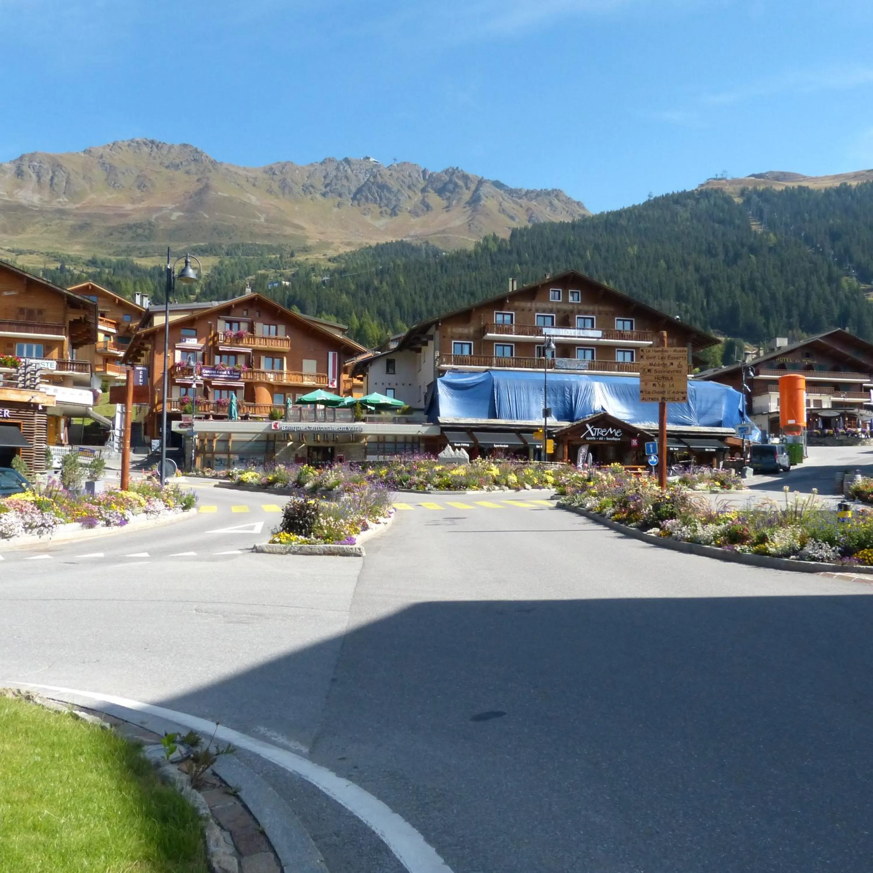 City view in Hotel Ermitage Verbier