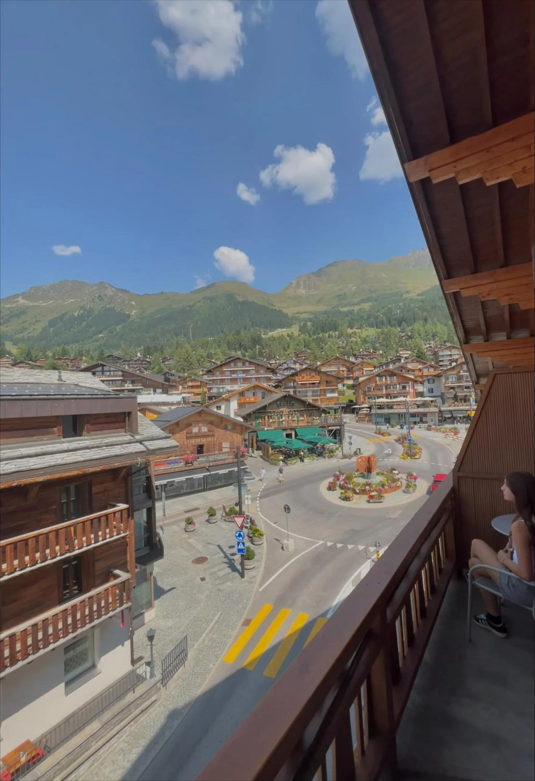 City view in Hotel Ermitage Verbier