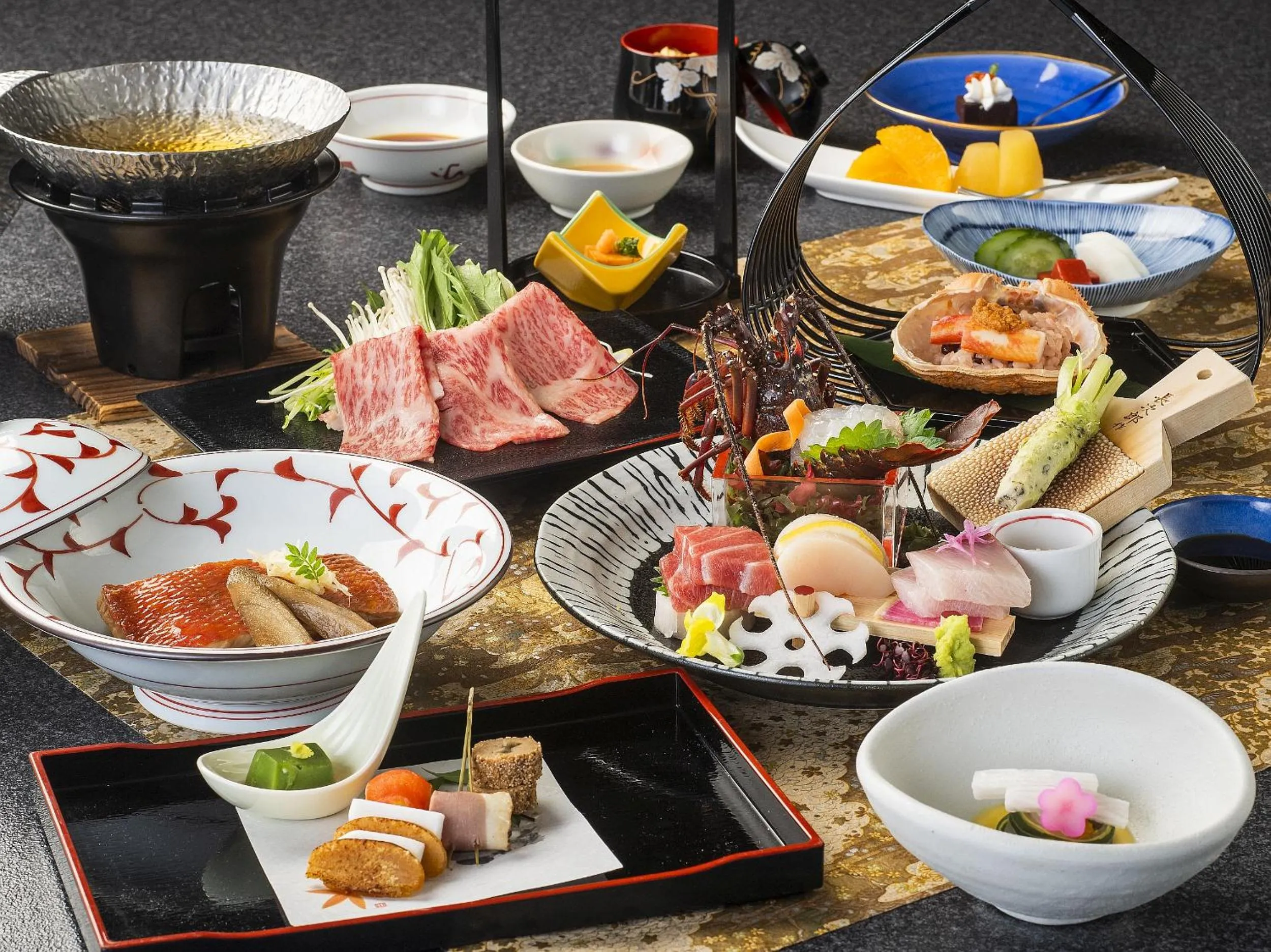 Food close-up in Shimoda Central Hotel