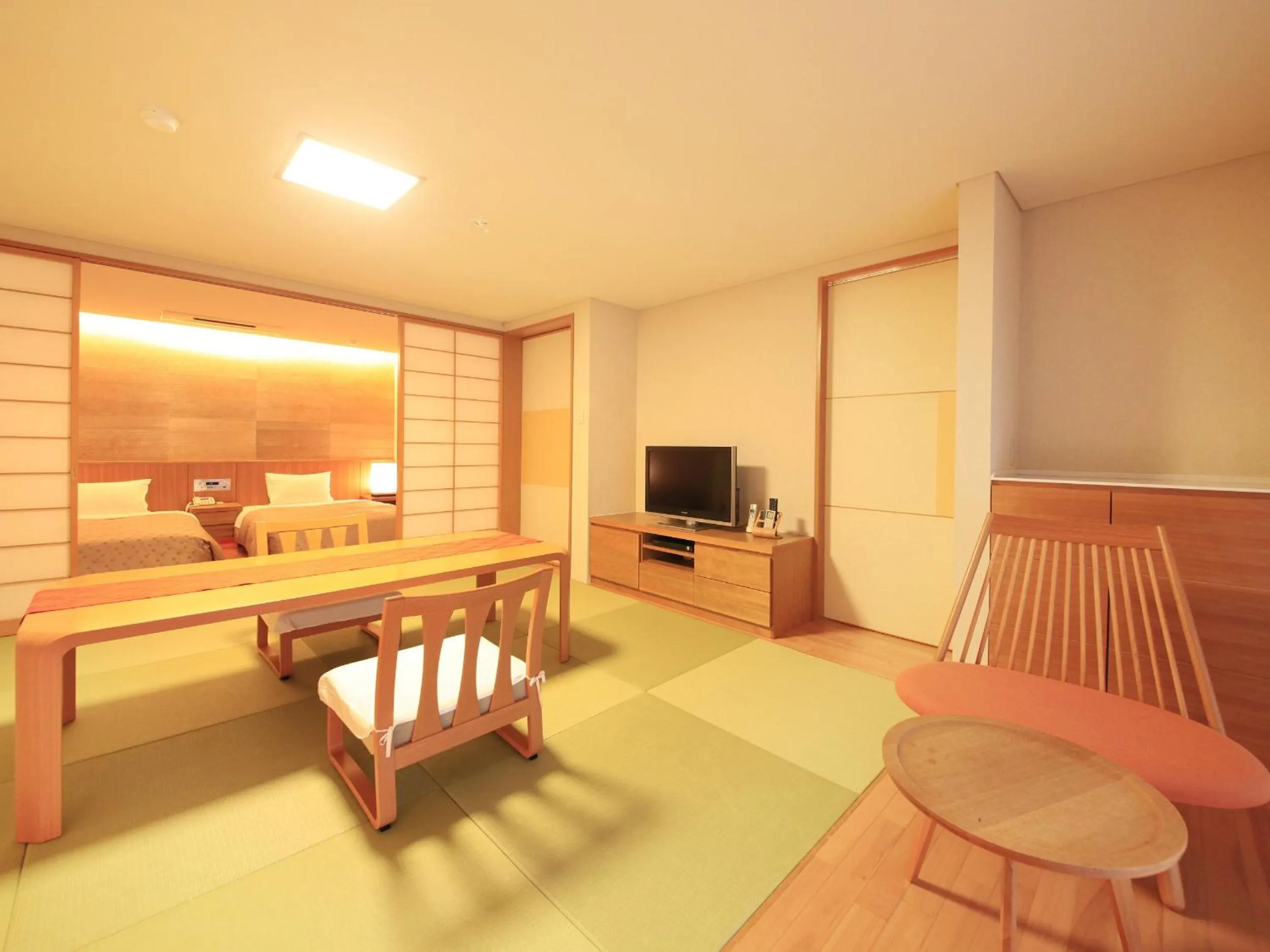 Bed in Shimoda Central Hotel