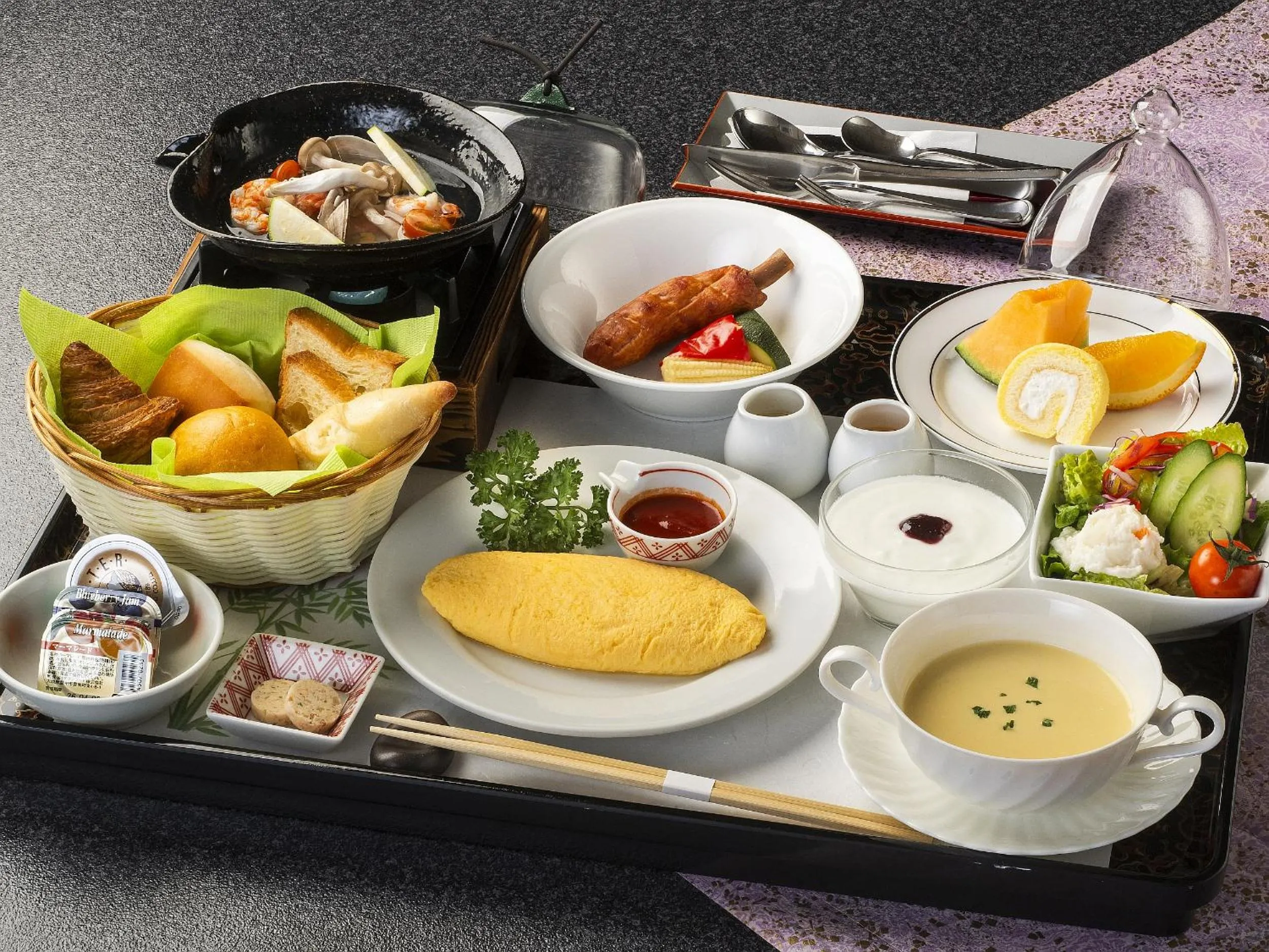 Food close-up in Shimoda Central Hotel