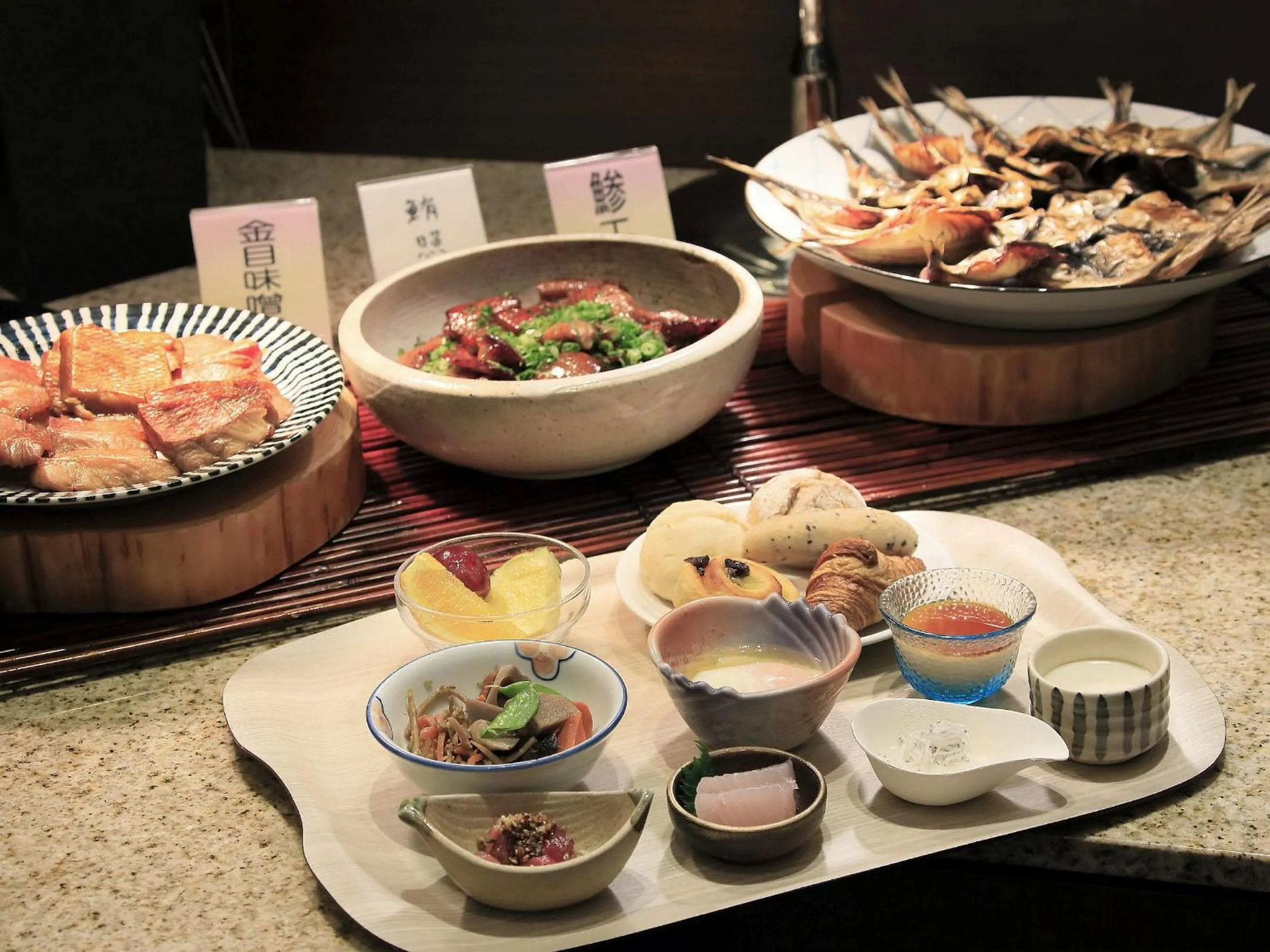Food close-up in Shimoda Central Hotel