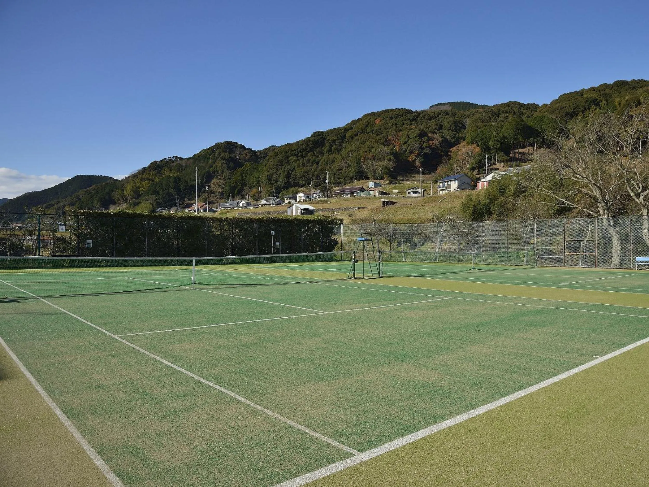 Tennis court in Shimoda Central Hotel