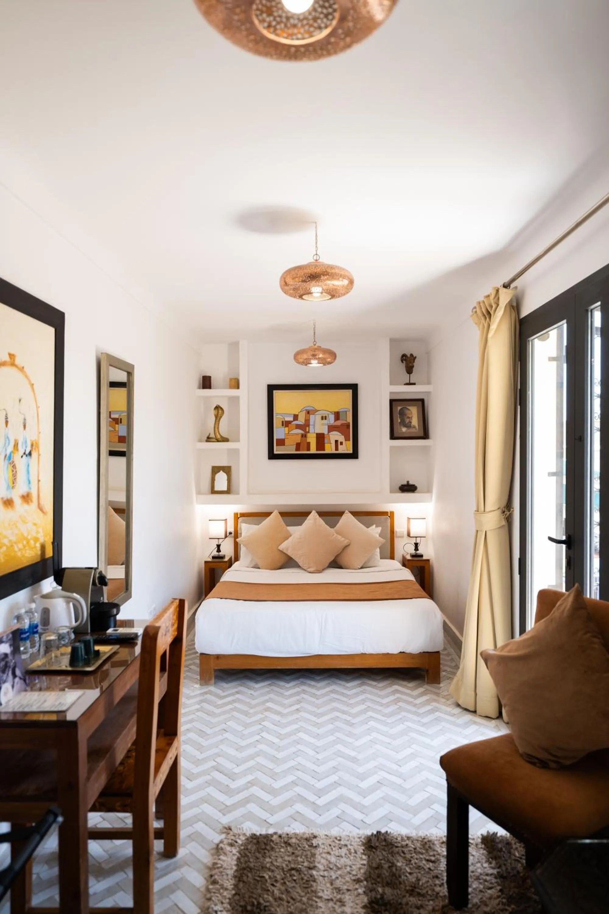 Photo of the whole room, Bed in Riad Ajmal