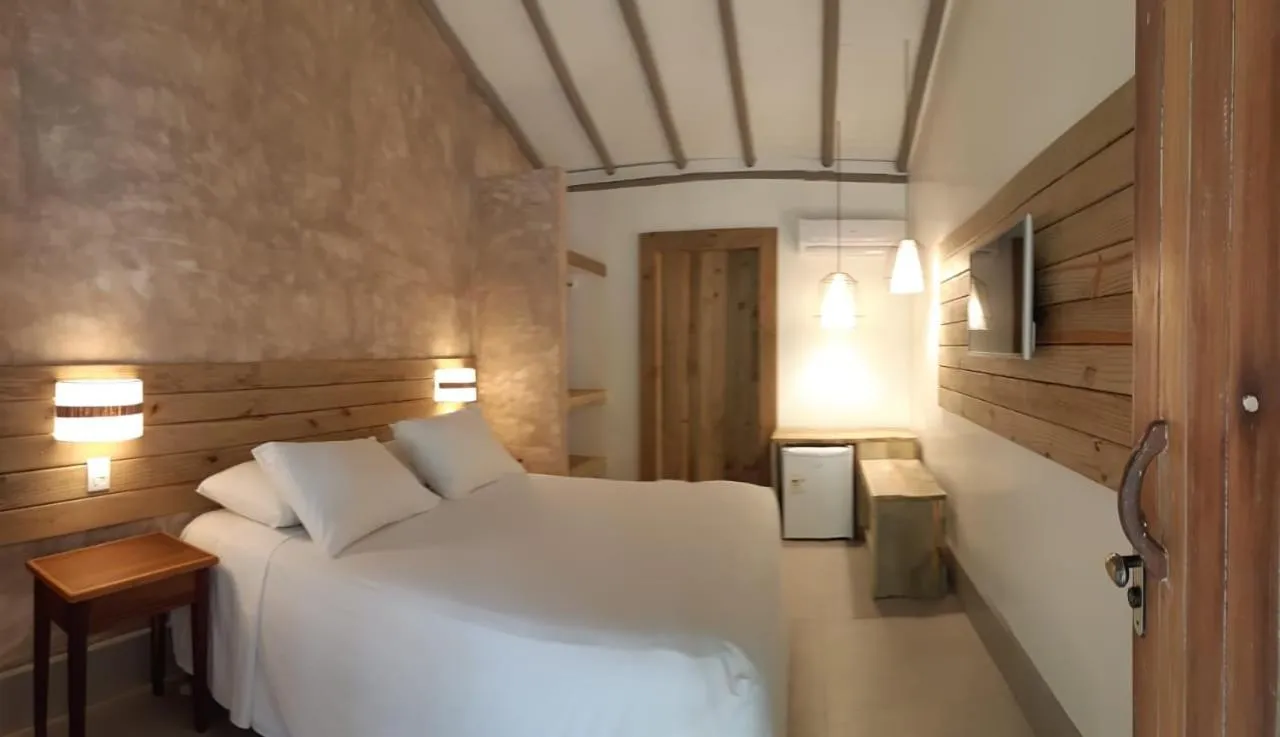 Bed in Aquarela Praia Hotel