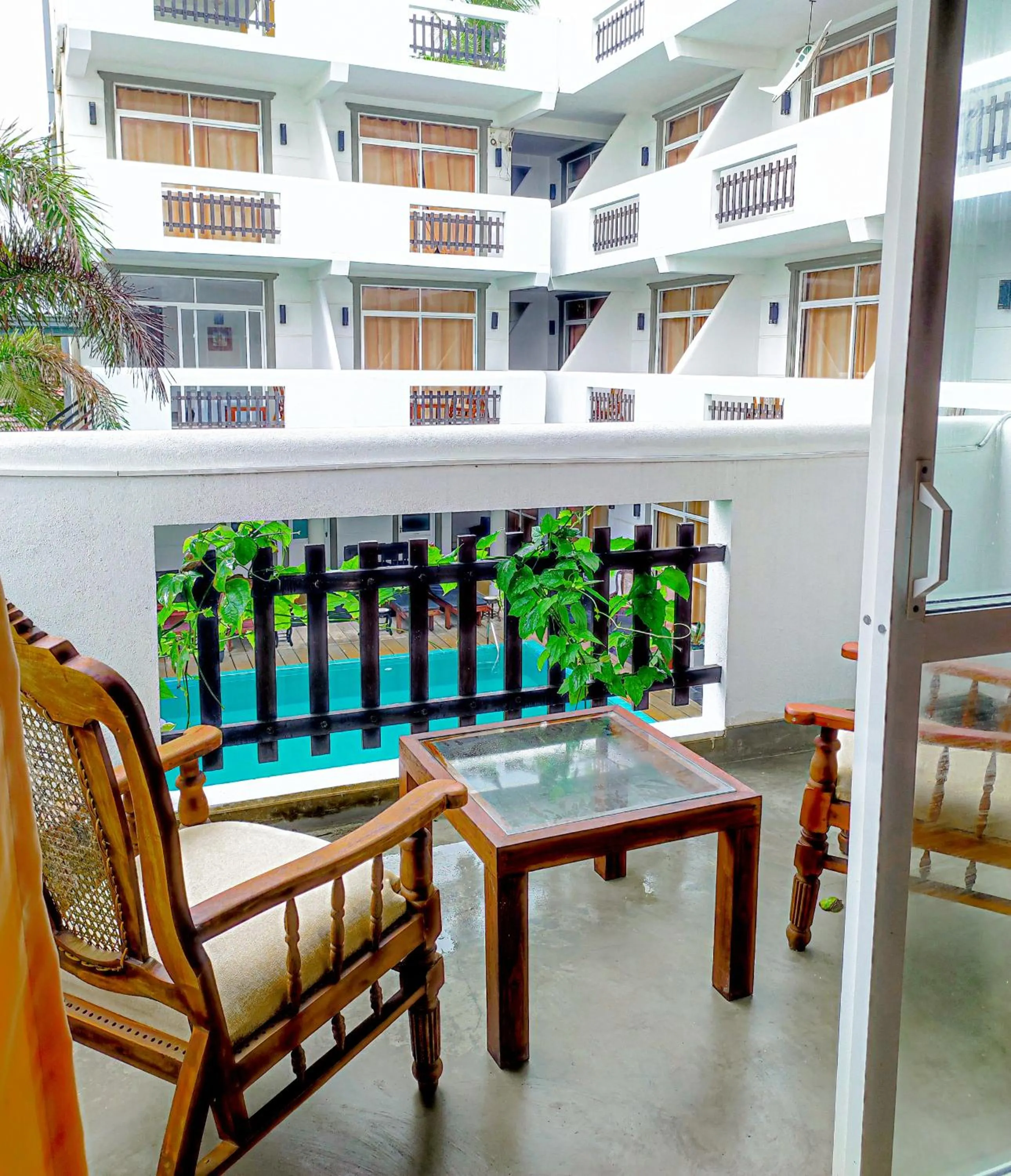 Balcony/Terrace in Nil Diya Beach Resort