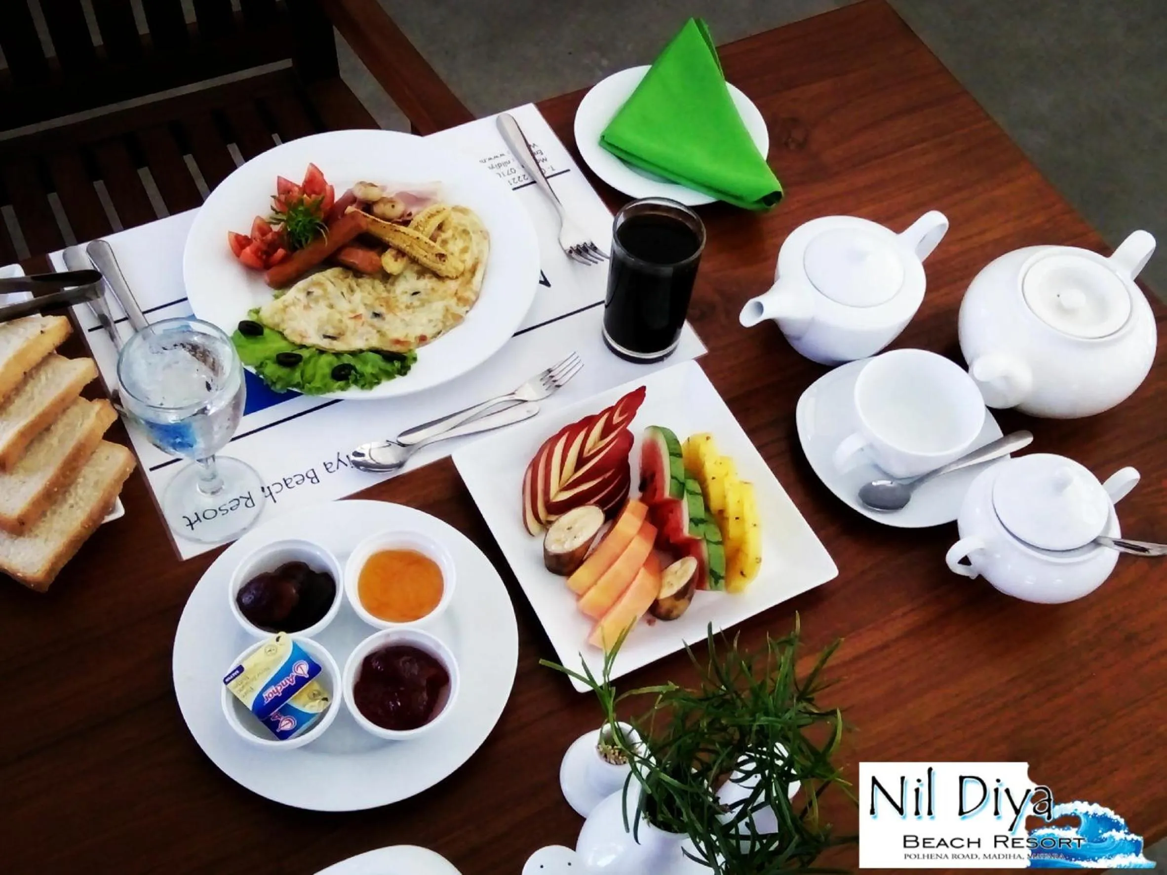 Restaurant/places to eat in Nil Diya Beach Resort