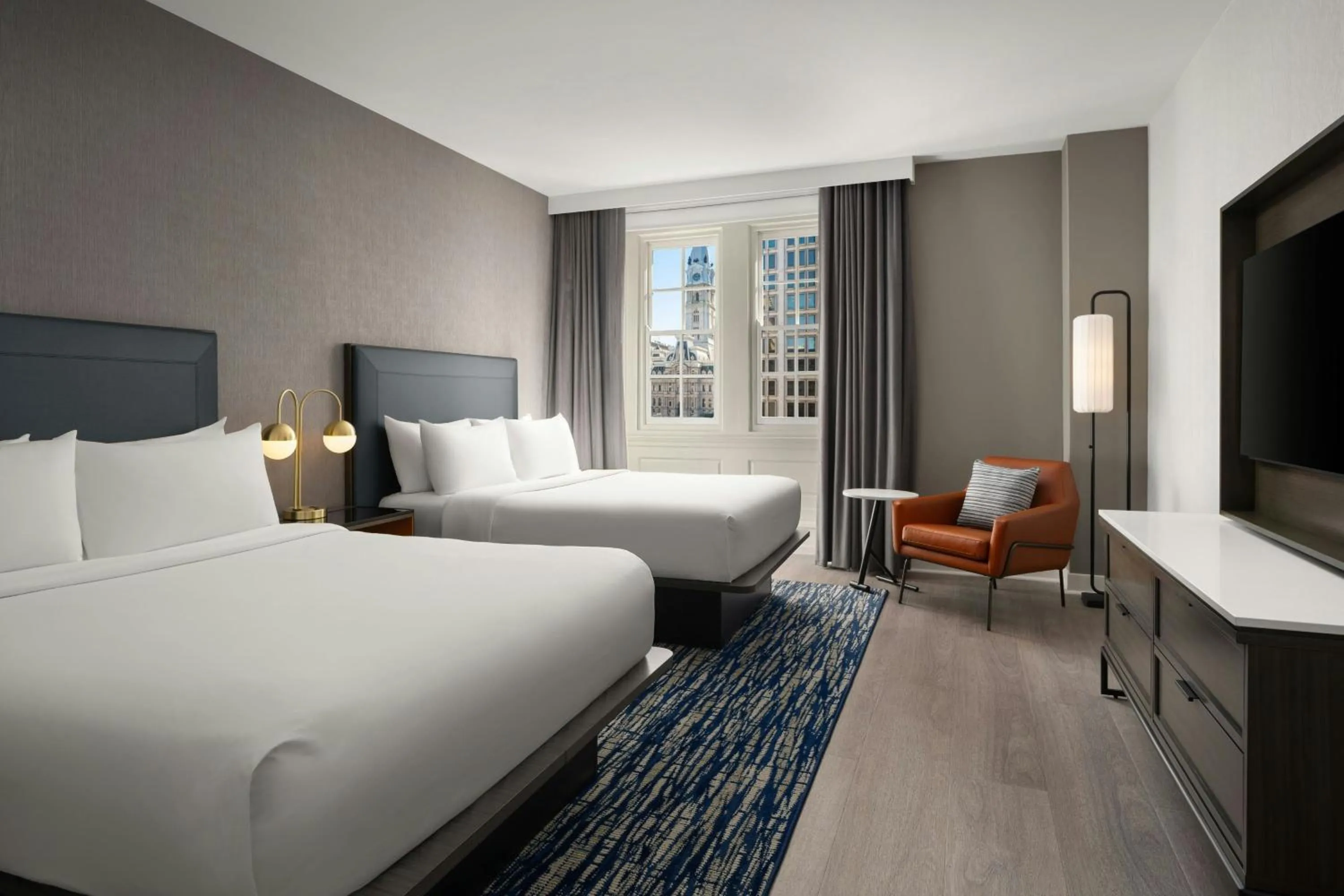Bedroom, Bed in Courtyard by Marriott Philadelphia Downtown
