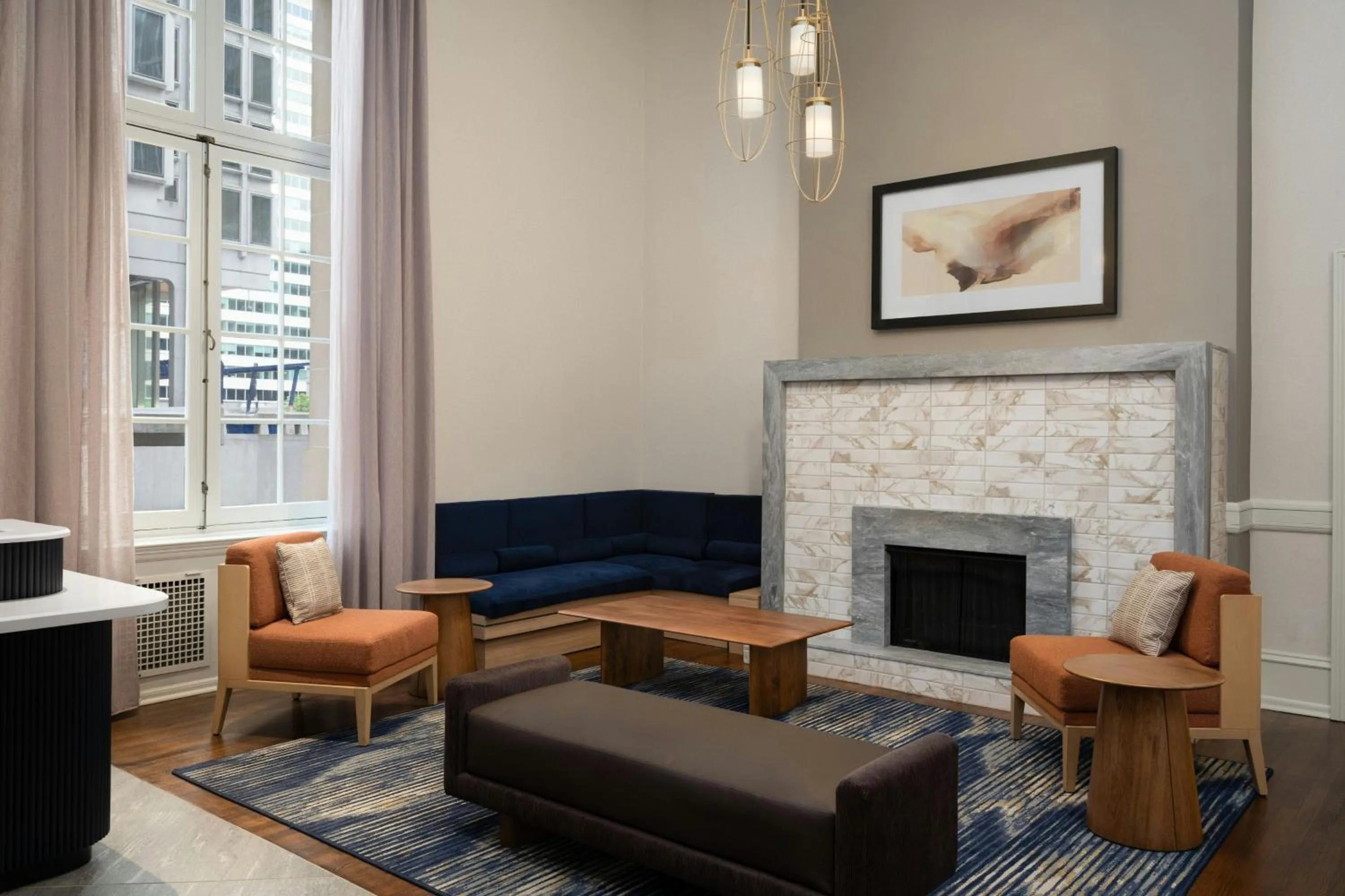 Lobby or reception in Courtyard by Marriott Philadelphia Downtown