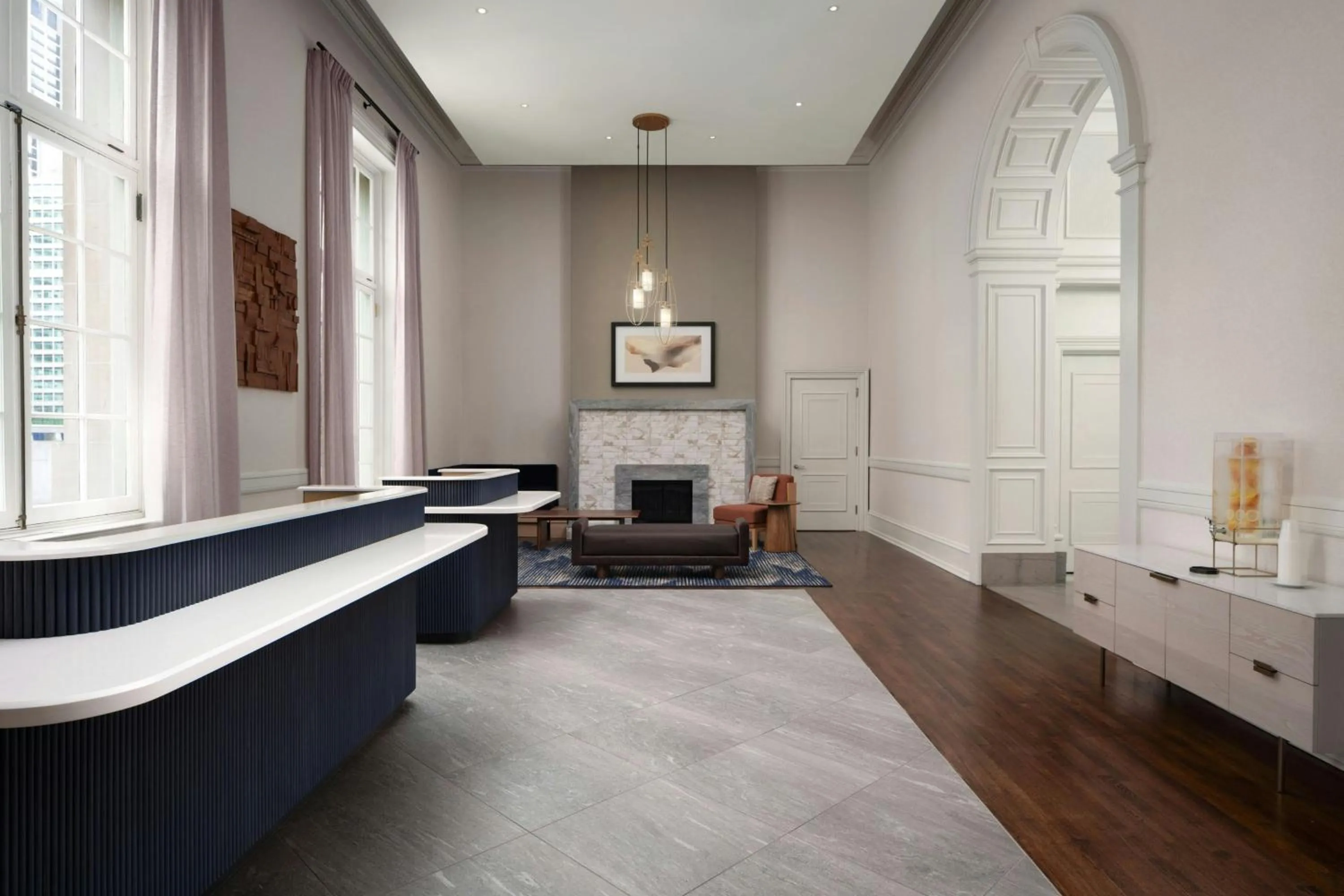 Lobby or reception in Courtyard by Marriott Philadelphia Downtown