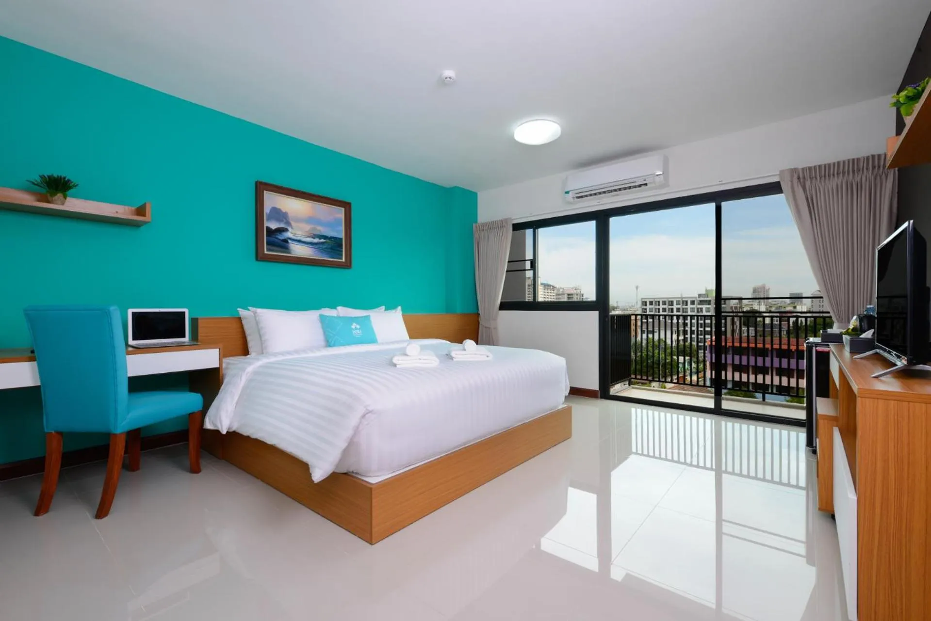 Bed in SiRi Ratchada Bangkok