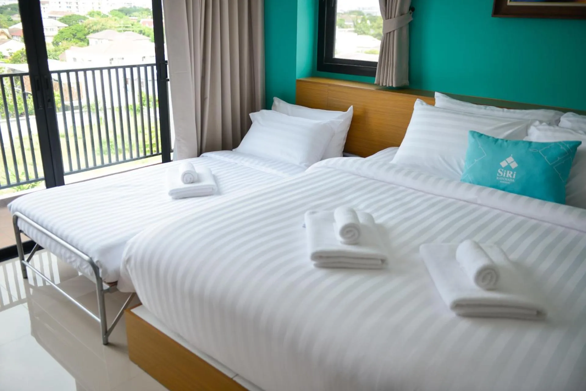 Bed in SiRi Ratchada Bangkok