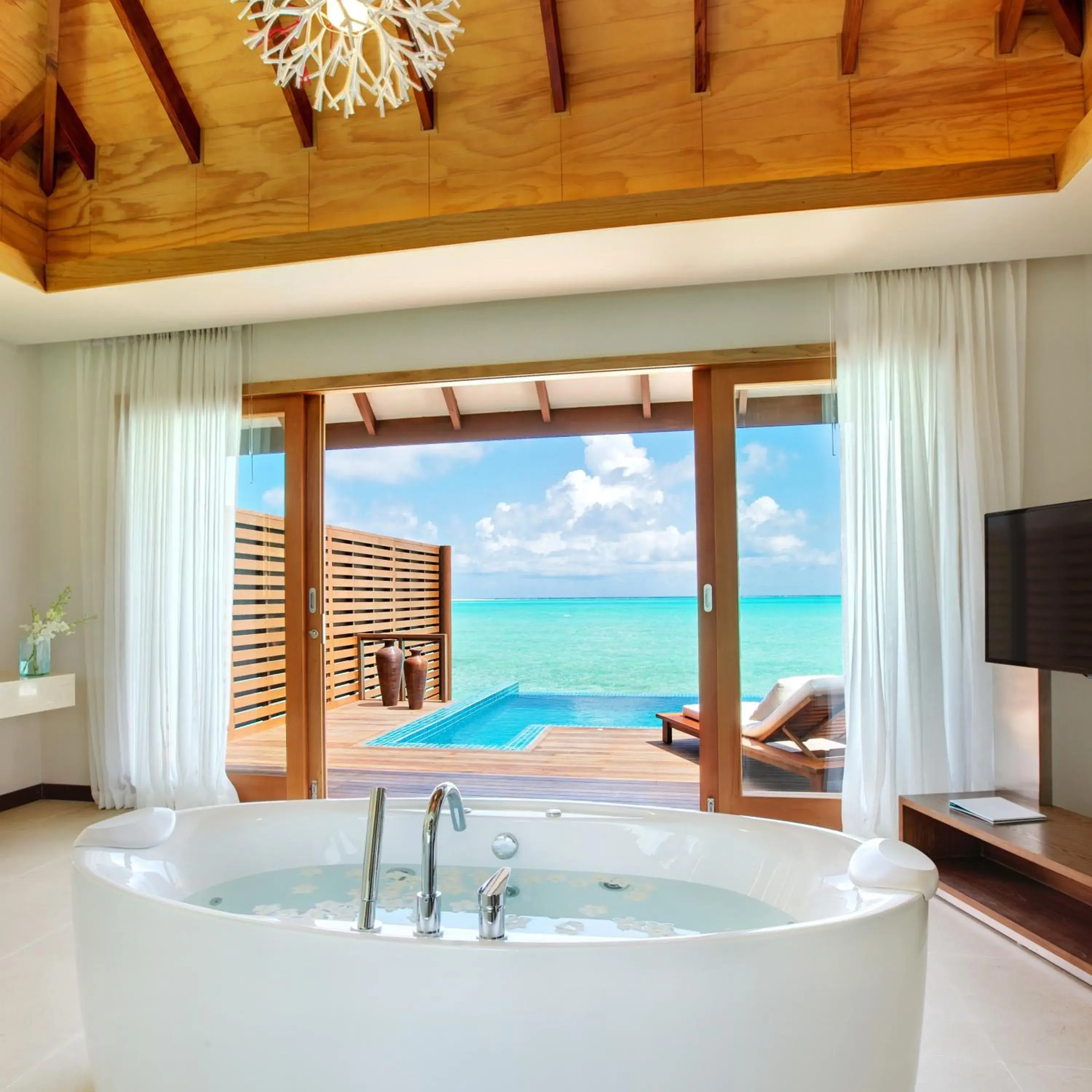 Deluxe Water Villa with Private Pool in Hideaway Beach Resort & Spa - FREE SHARED CHARTER FLIGHT for two on stays of 7 or more nights from September 2025 until 23rd December 2026 Deluxe Water Villa with Private Pool in Hideaway Beach Resort & Spa - FREE SHARED CHARTER FLIGHT for two on stays of 7 or more nights from September 2025 until 23rd December 2026