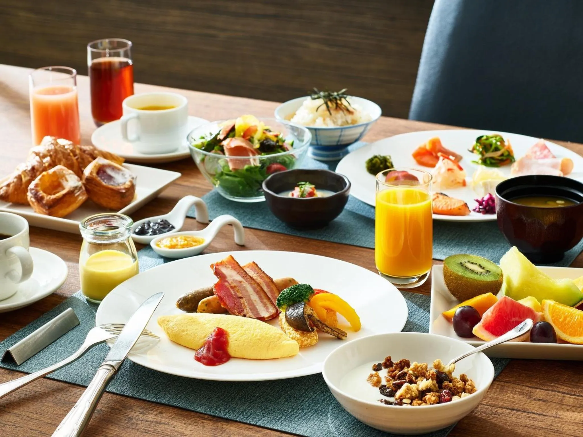 Breakfast in Hotel Granvia Kyoto