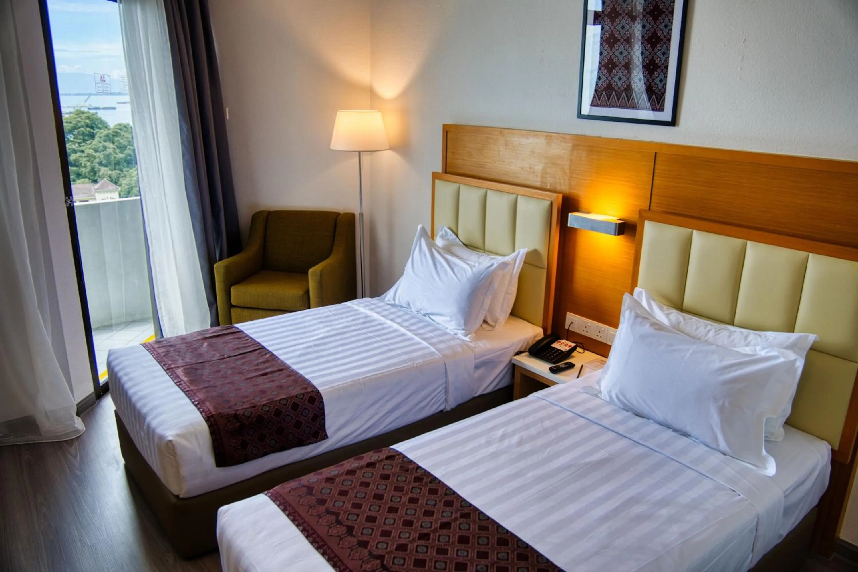 Bed in Hotel Sentral Seaview @ ​Beachfront
