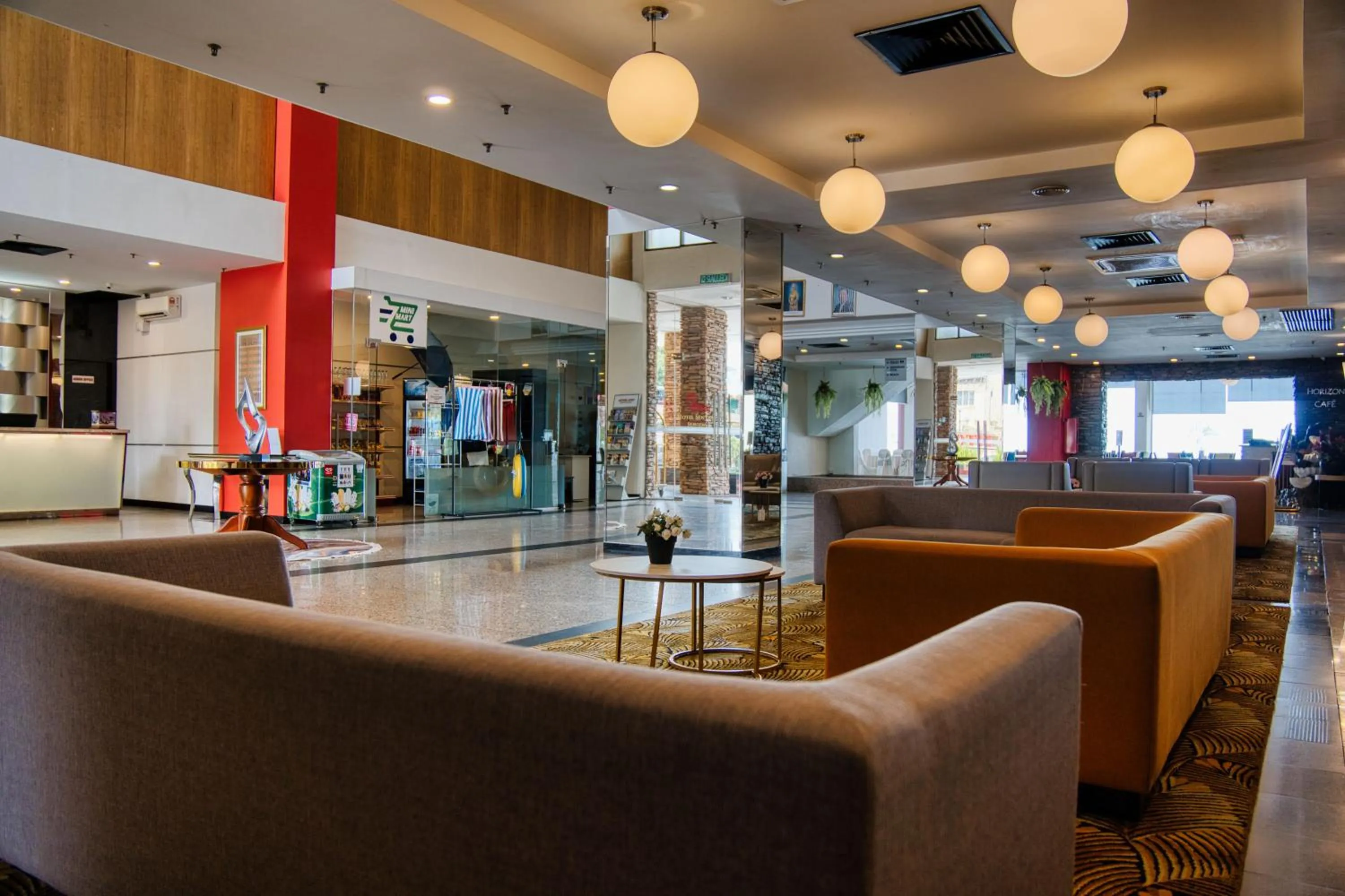 Lobby or reception in Hotel Sentral Seaview @ ​Beachfront