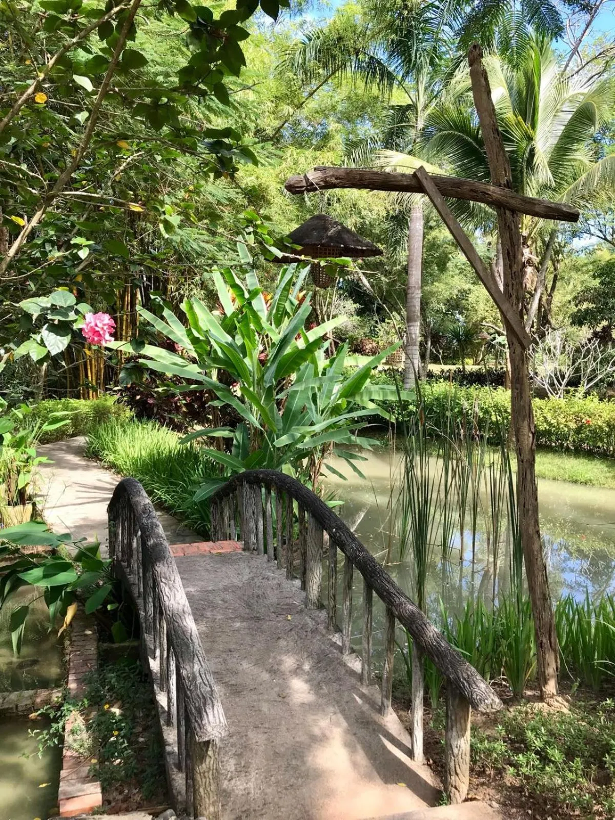Garden view in Santi Resort & Spa