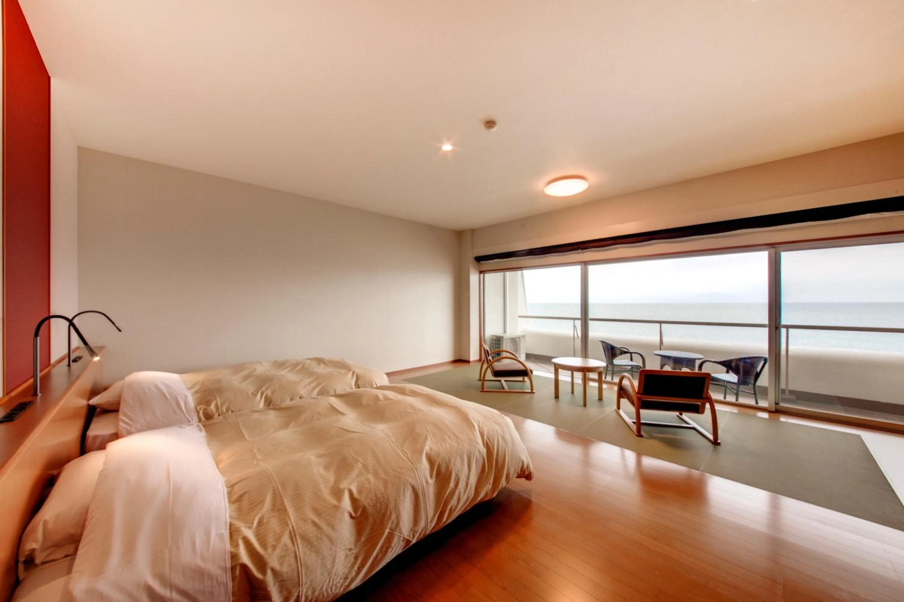 Bed in Kyukamura Ibusuki