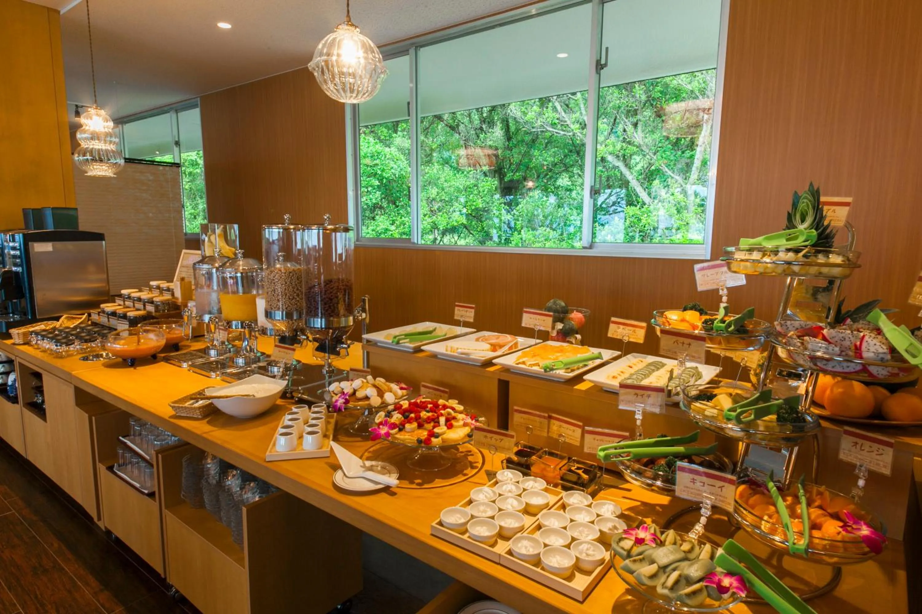 Asian breakfast in Kyukamura Ibusuki