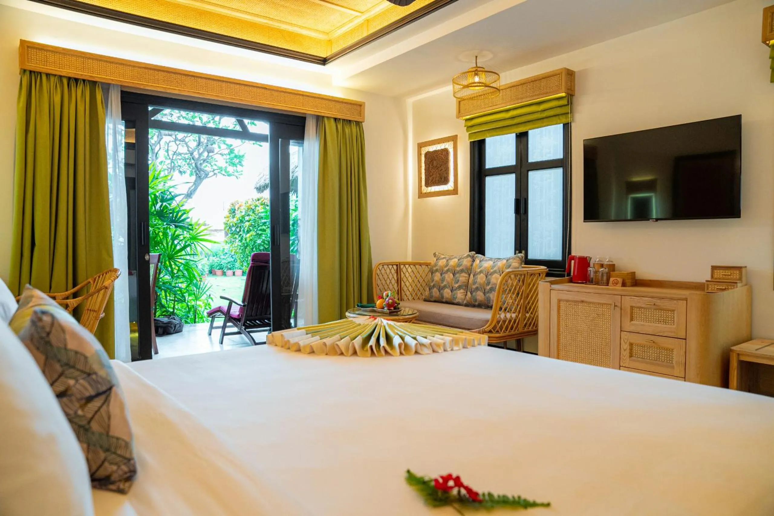 Photo of the whole room, Bed in Bamboo Village Beach Resort & Spa