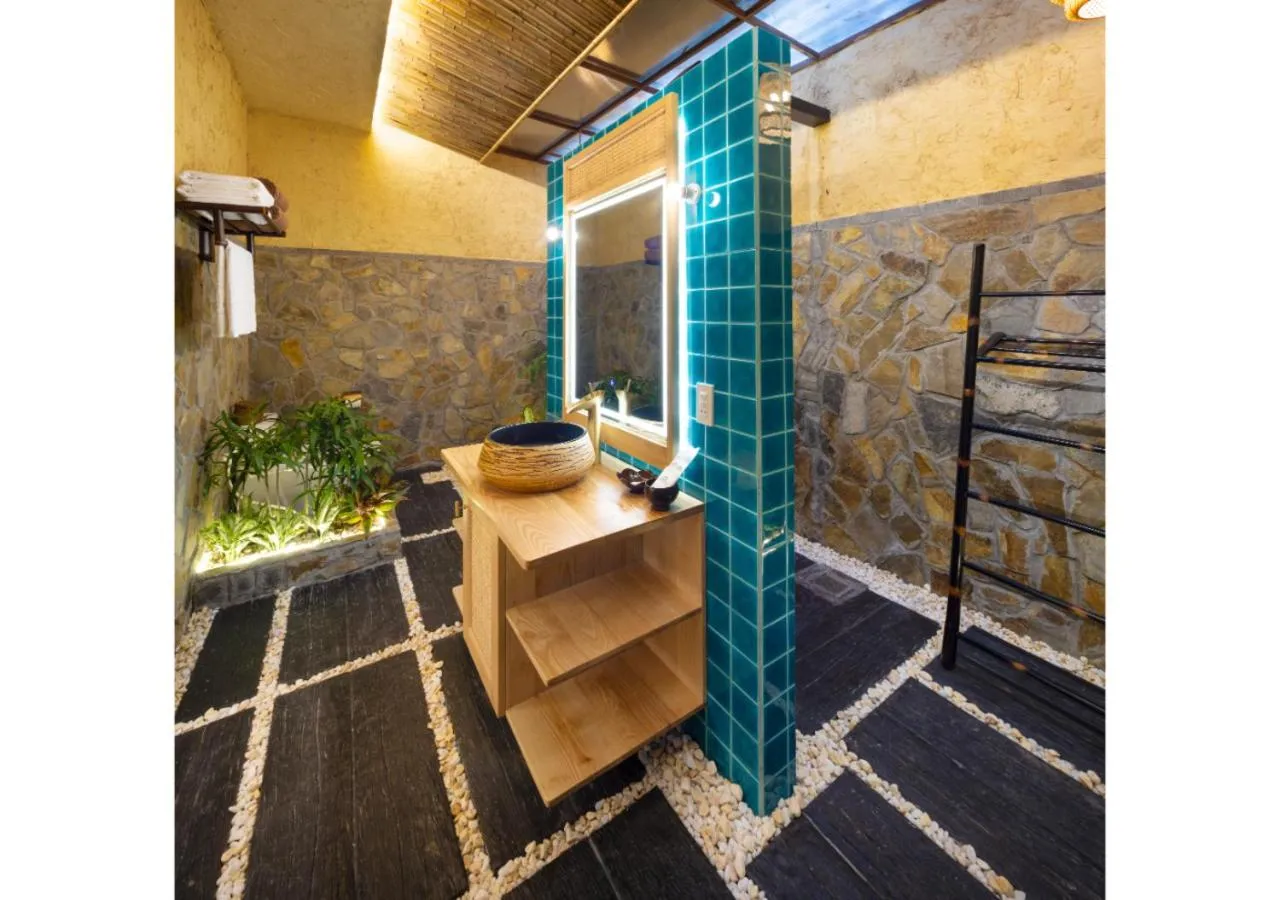 Bathroom in Bamboo Village Beach Resort & Spa