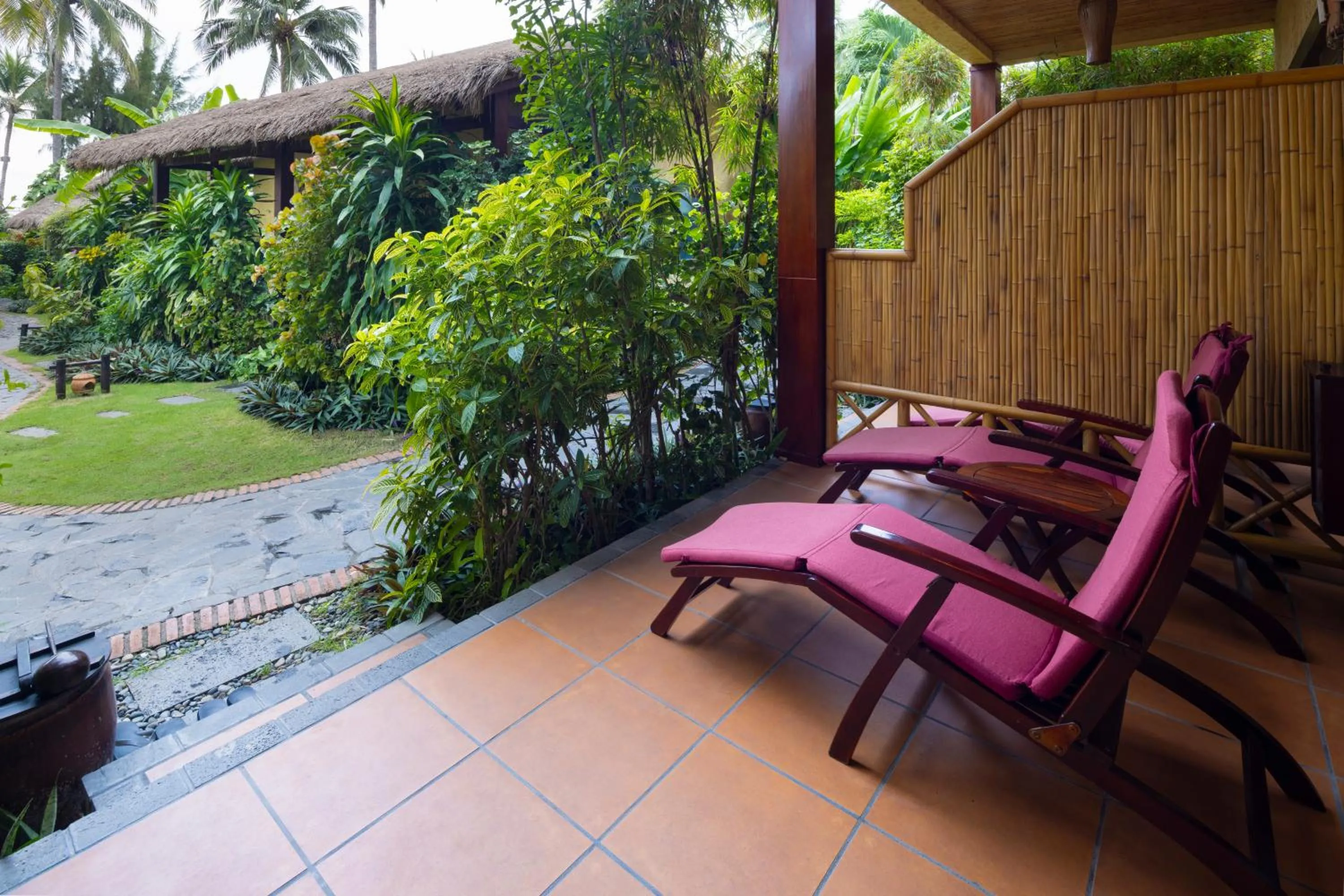 Balcony/Terrace in Bamboo Village Beach Resort & Spa